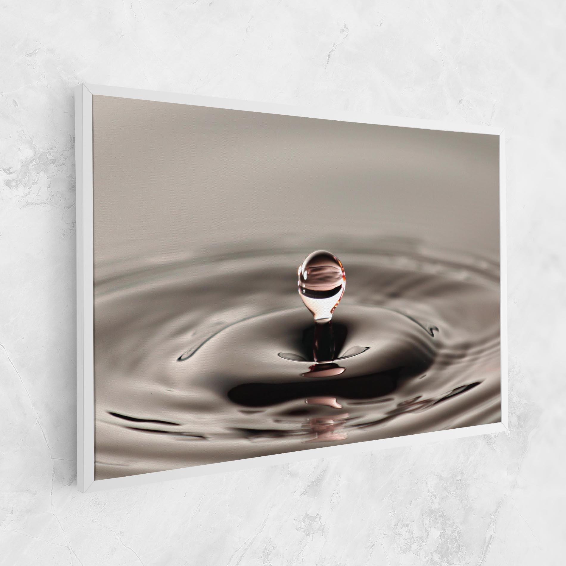 Vászonkép Close Red Water Drop mockup 1