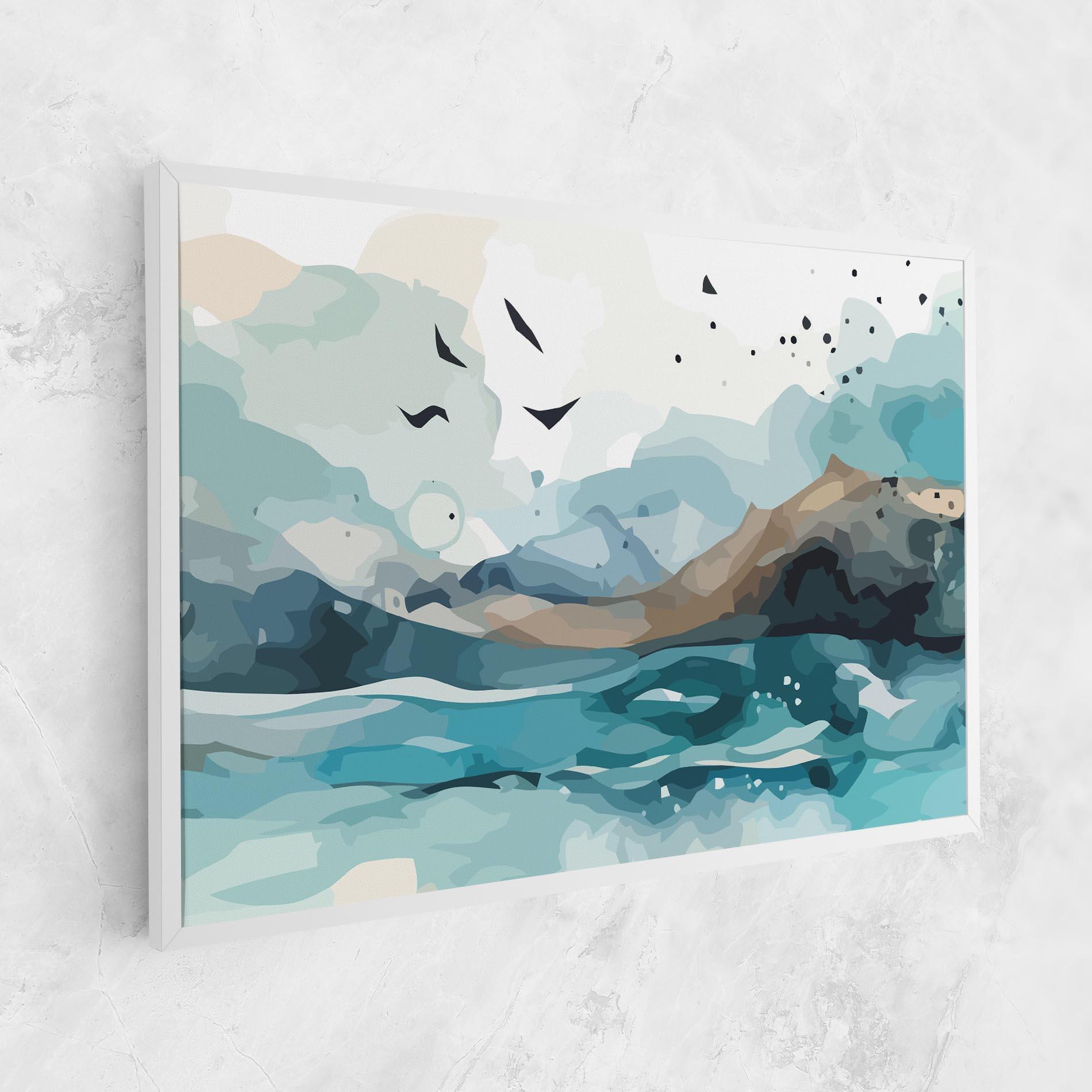 Vászonkép Water Birds mockup 1
