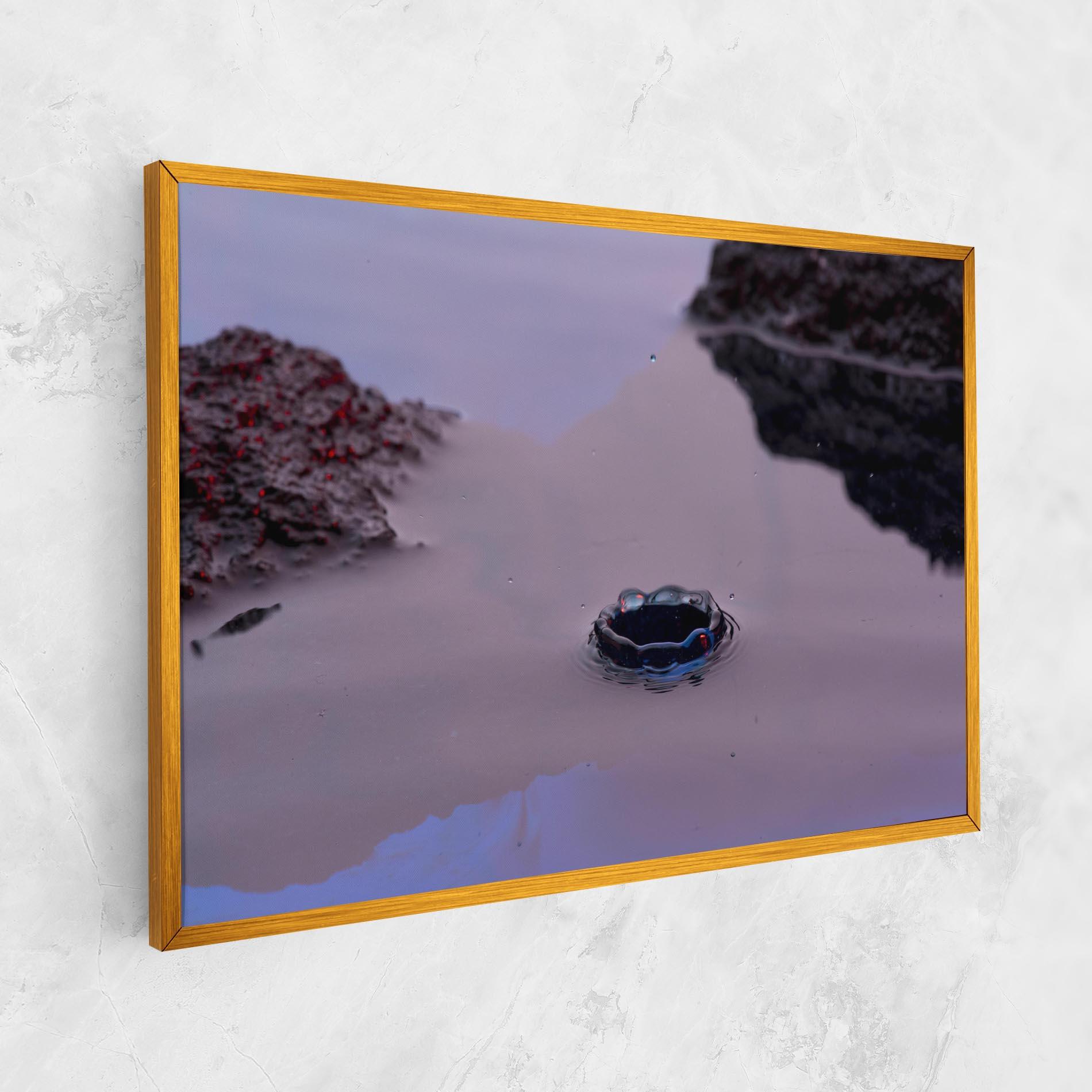 Vászonkép Blue Color Water mockup 1