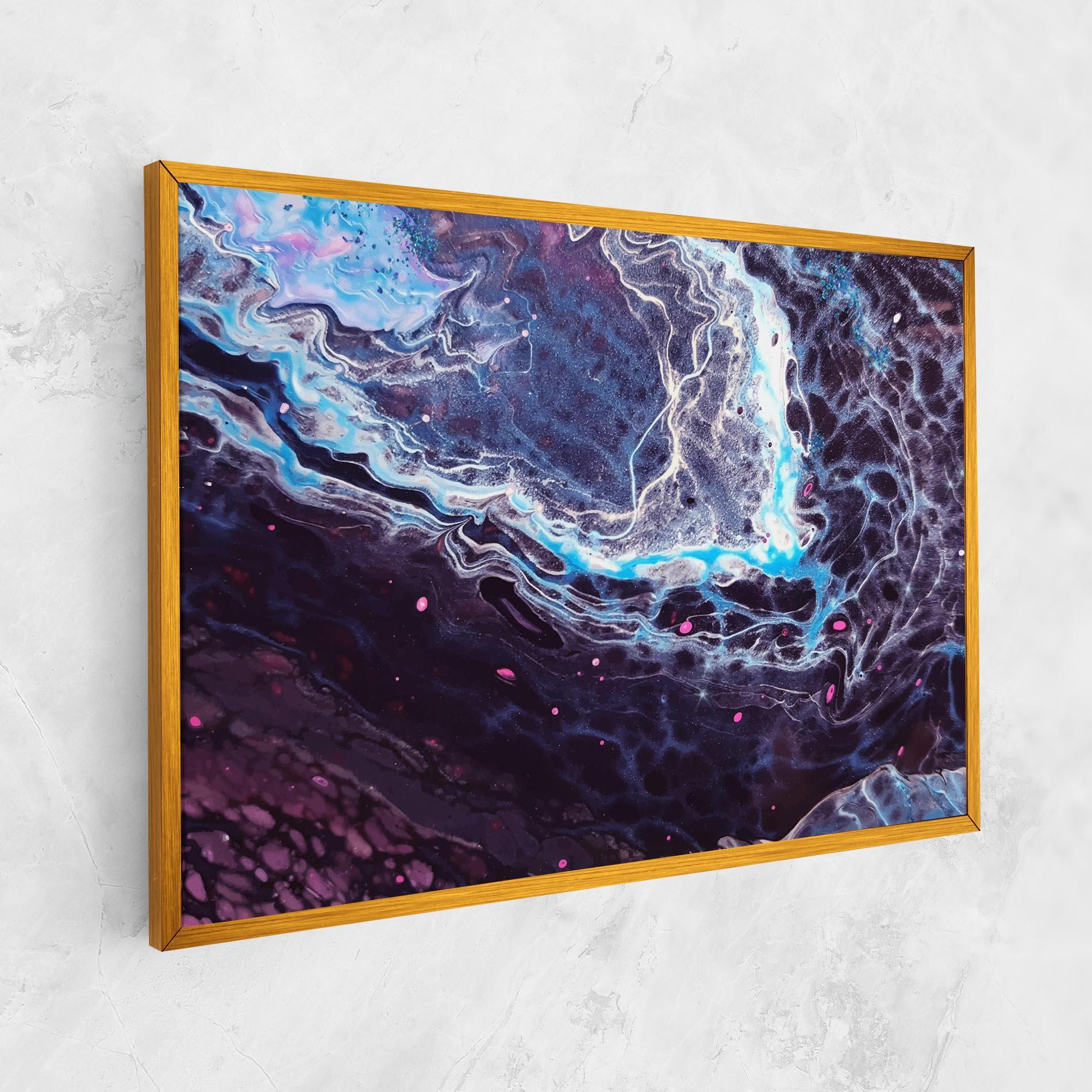 Vászonkép Purple Blue Water mockup 1