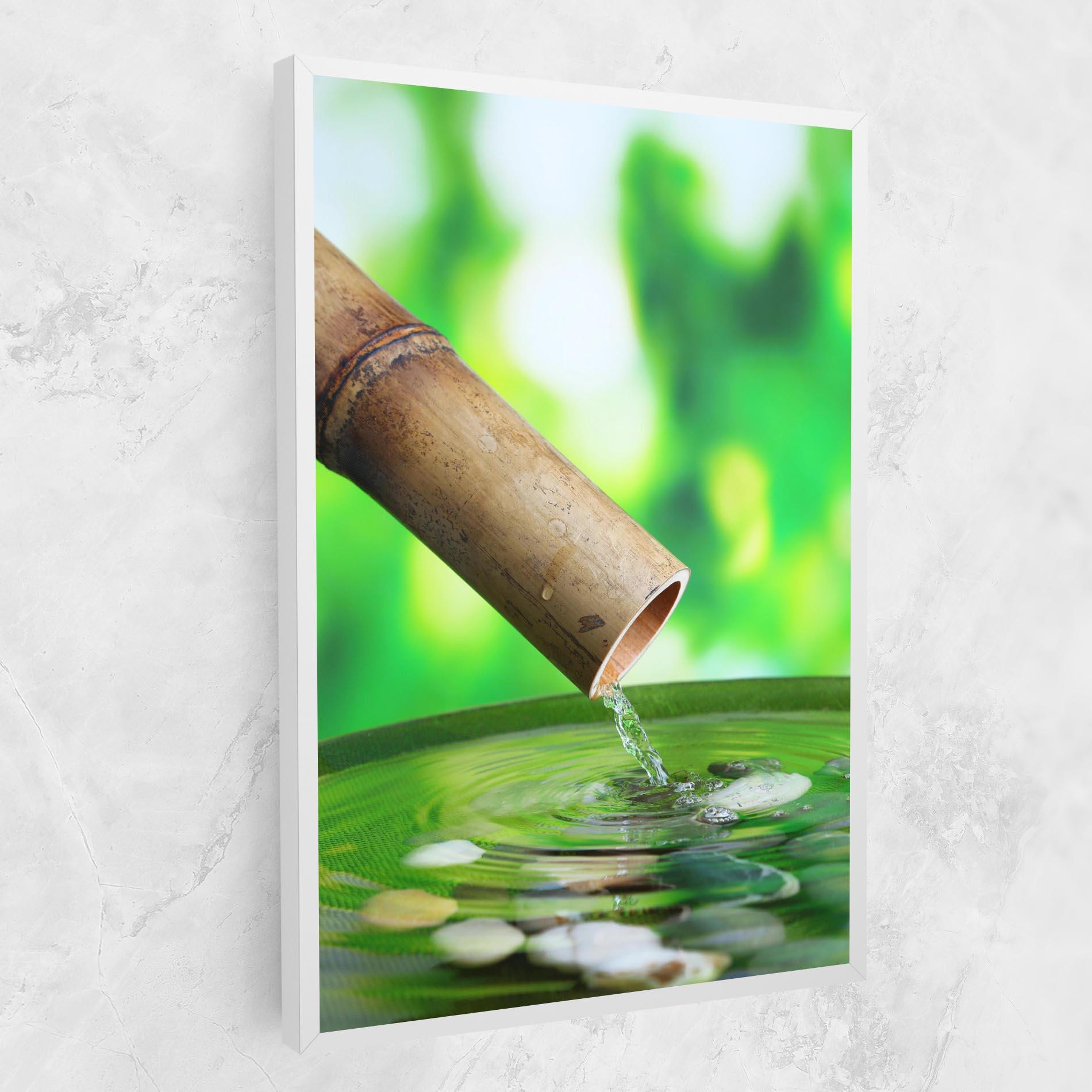 Vászonkép Bamboo Fountain mockup 1