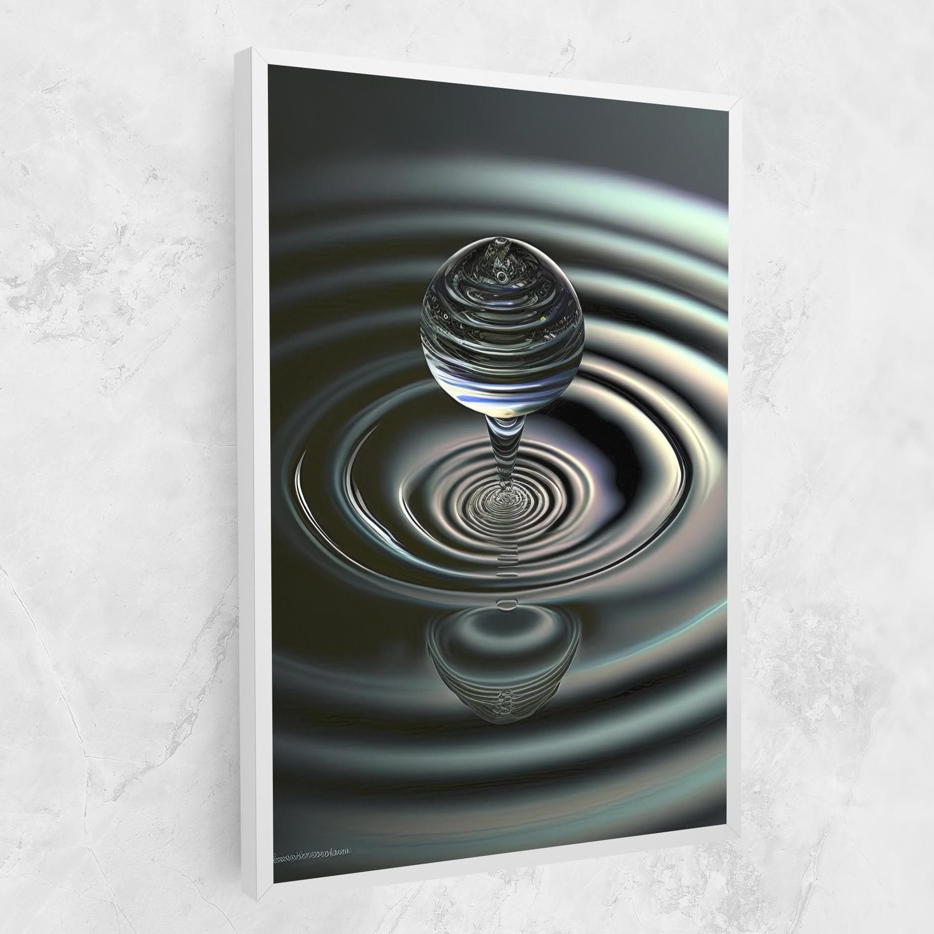 Beautiful Water Drop mockup 1