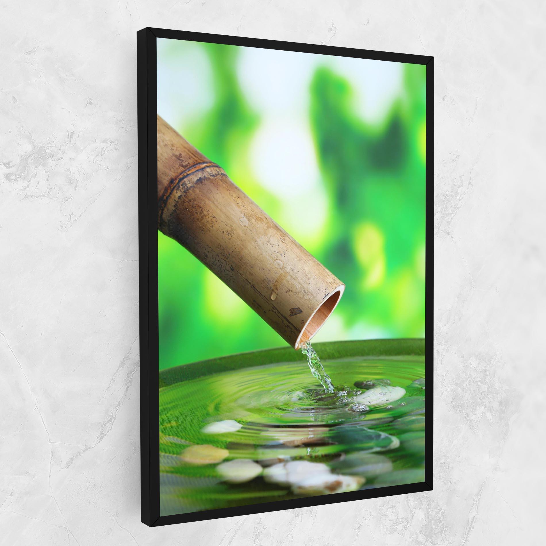 Vászonkép Bamboo Fountain mockup 1