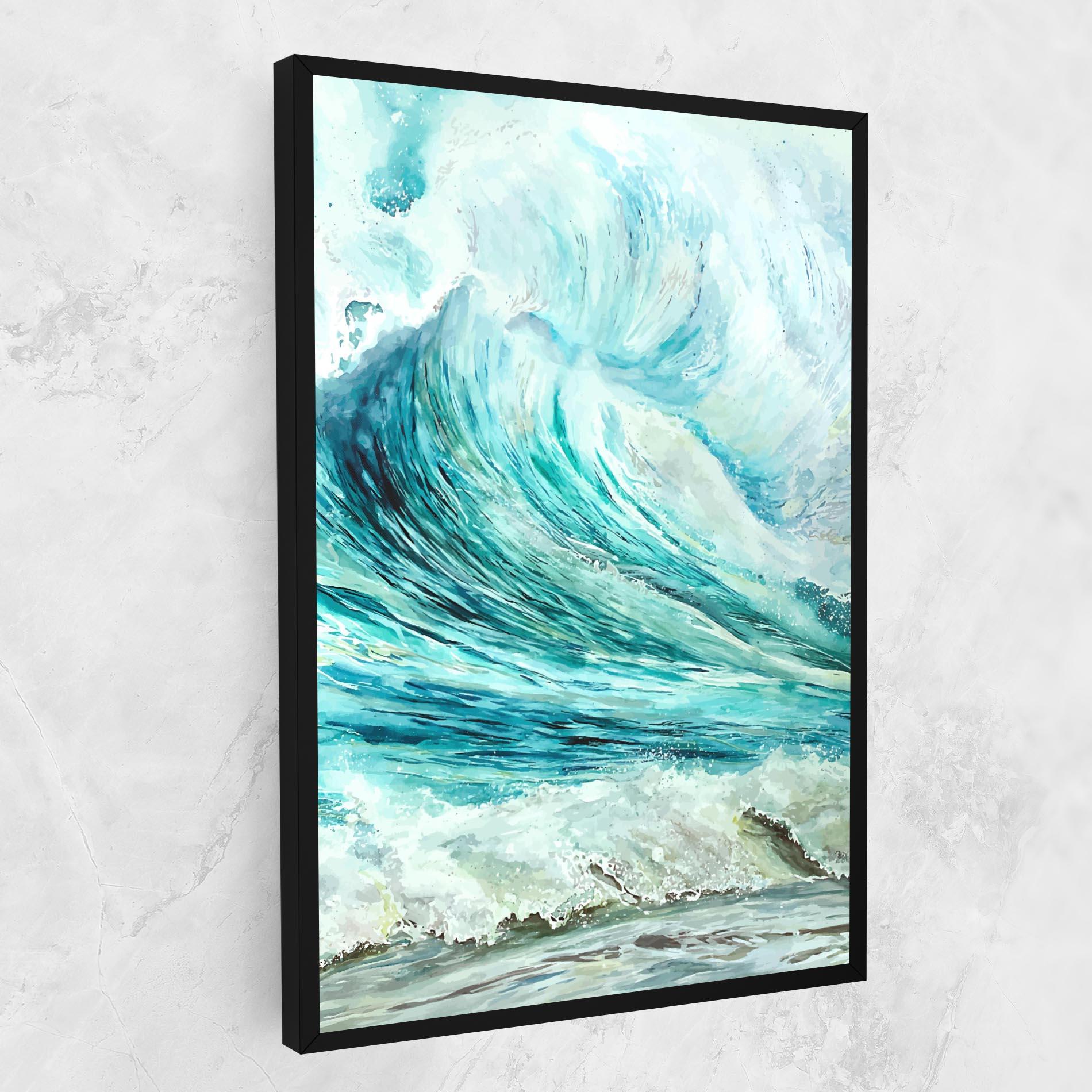 Vászonkép Sea Watercolor mockup 1