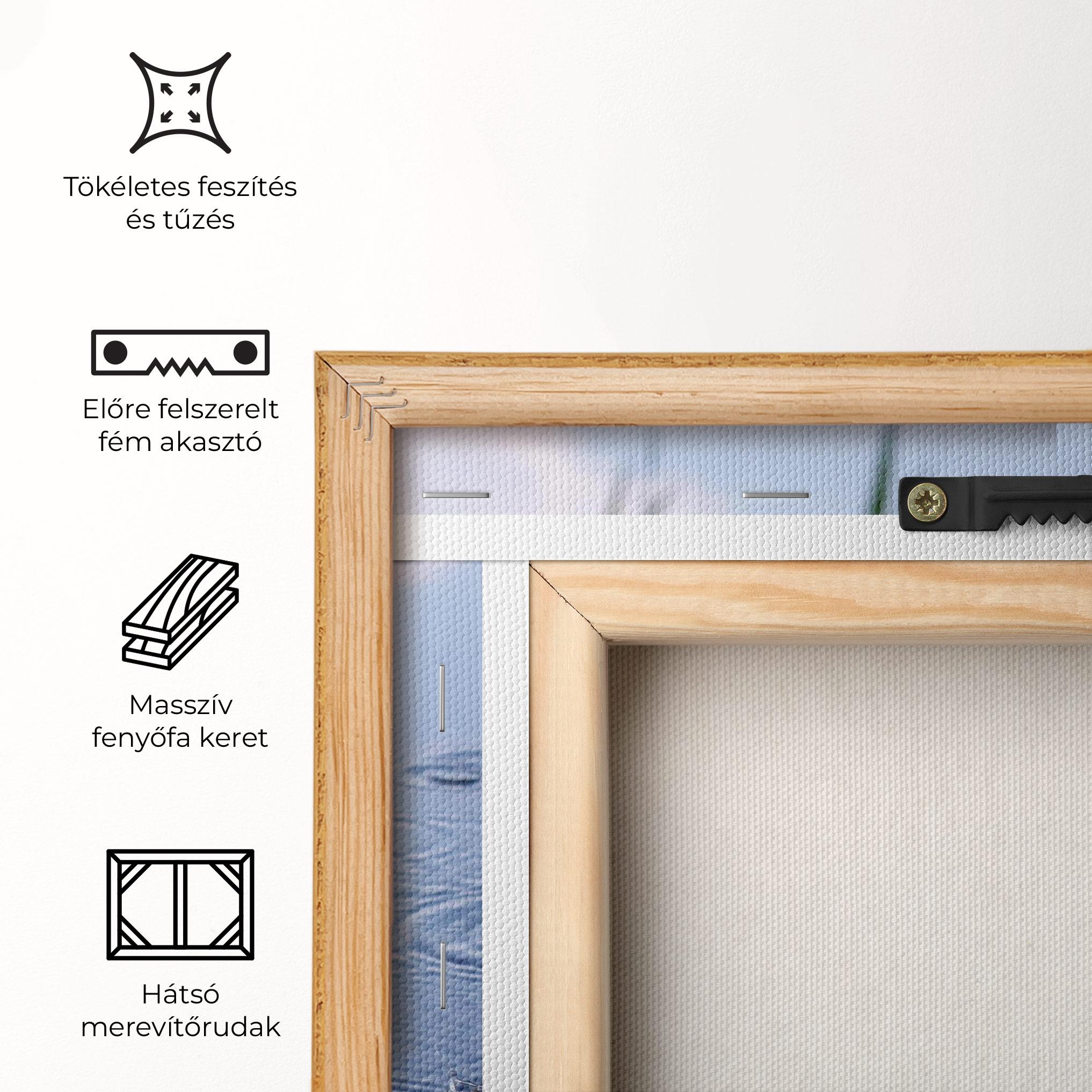 Vászonkép Clear Lake Rain mockup 5