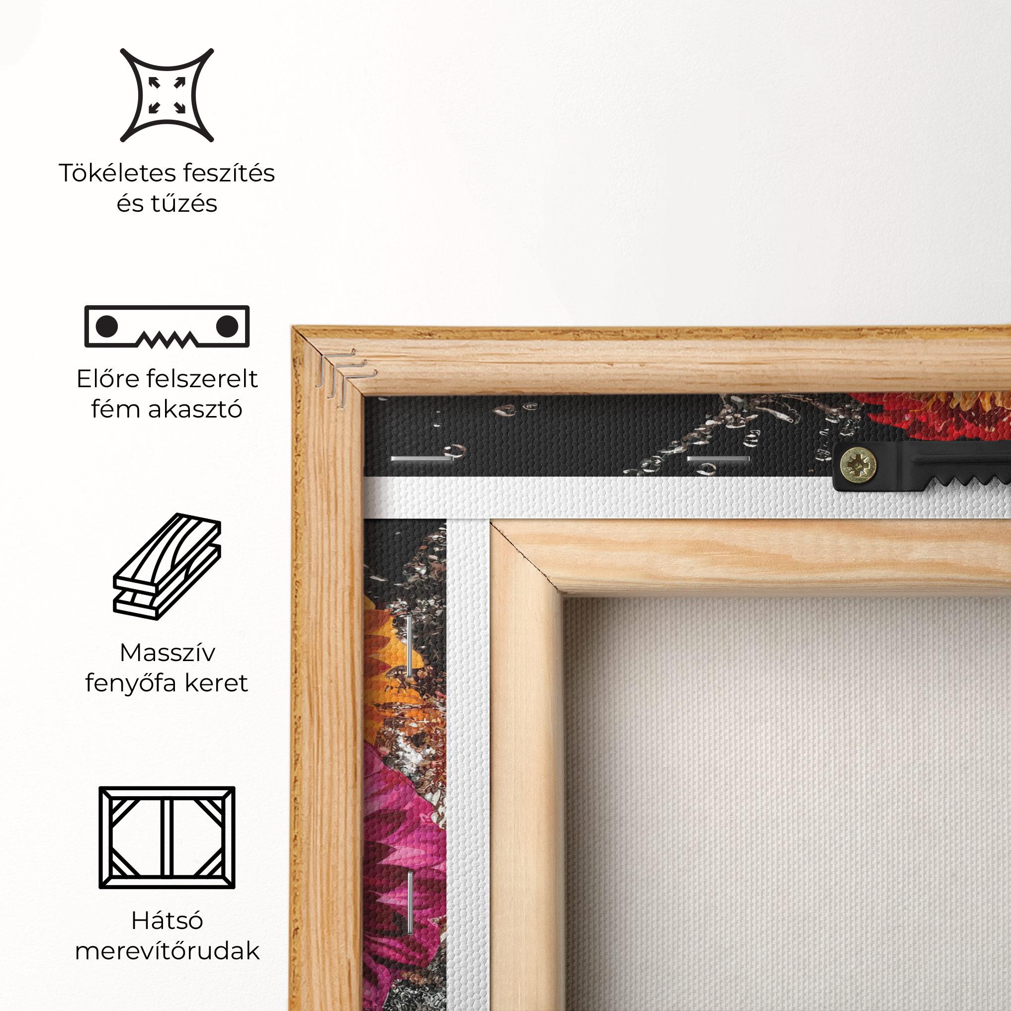 Vászonkép Flower Water Splash mockup 5