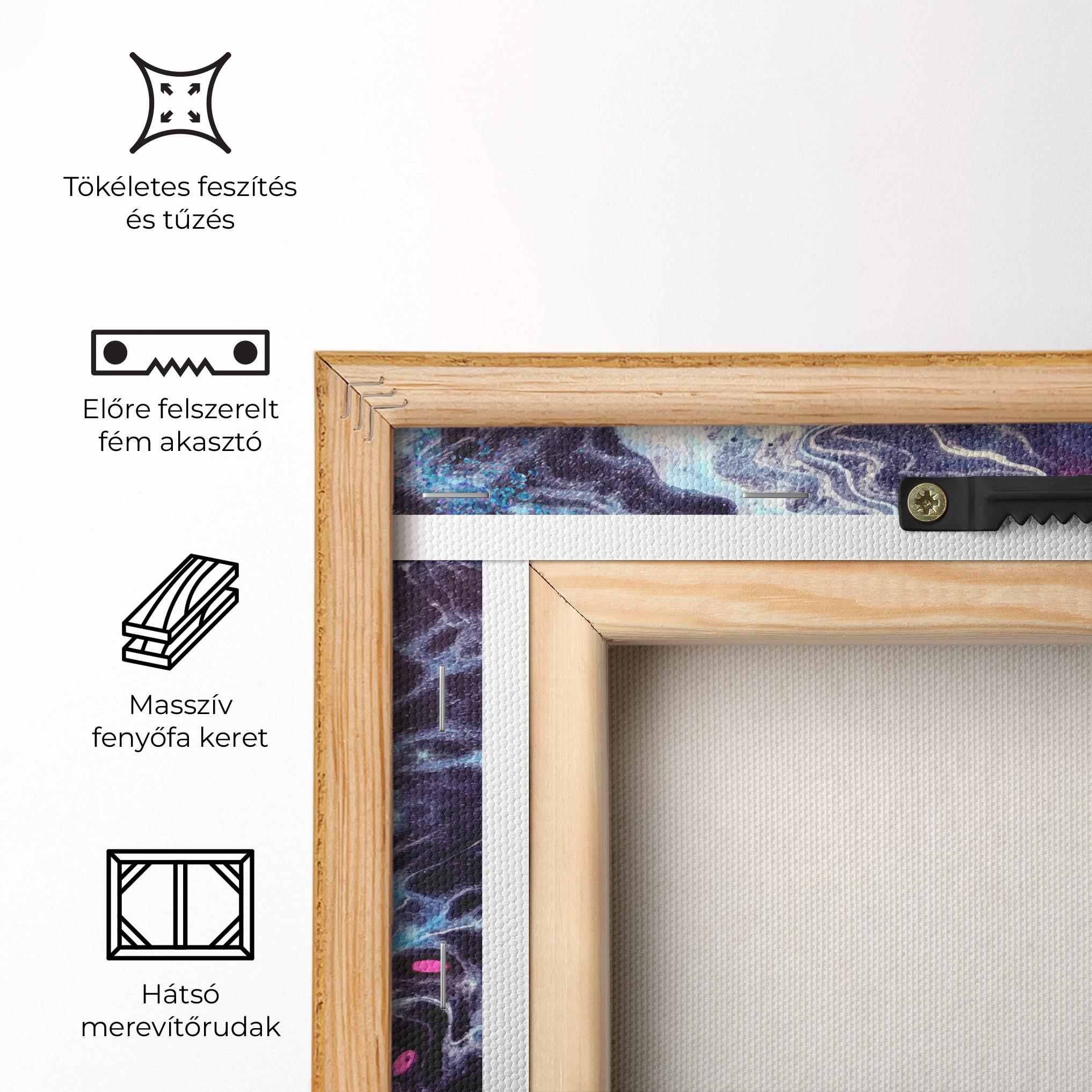 Vászonkép Purple Blue Water mockup 5