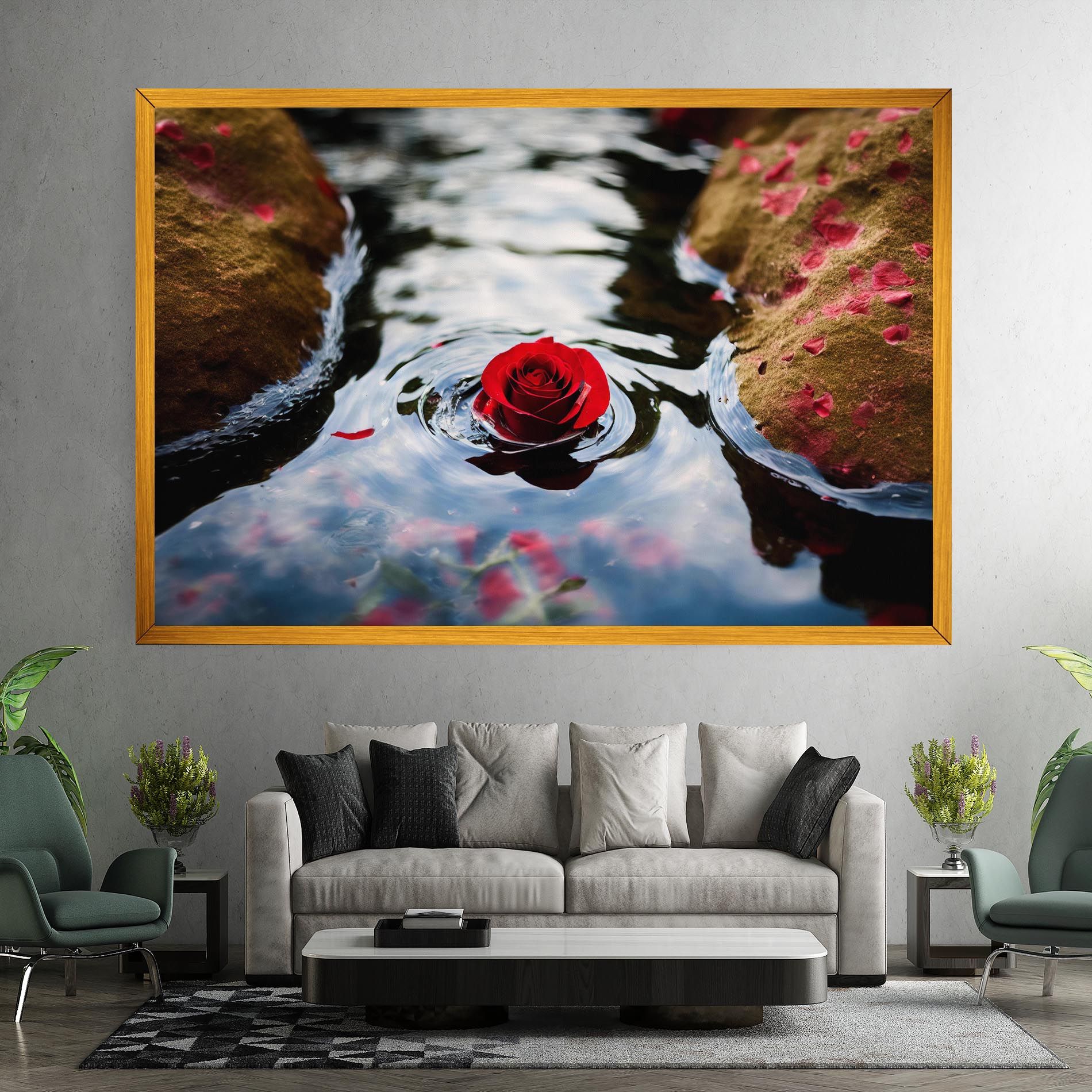 Floating Water Rose mockup 7