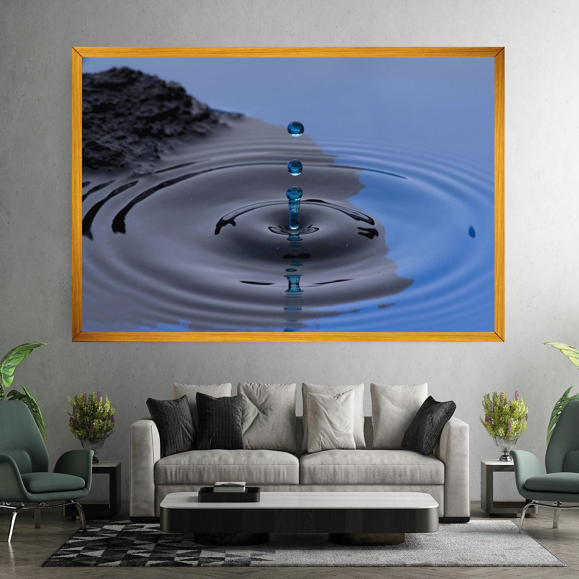 Vászonkép Frozen Drops mockup 7