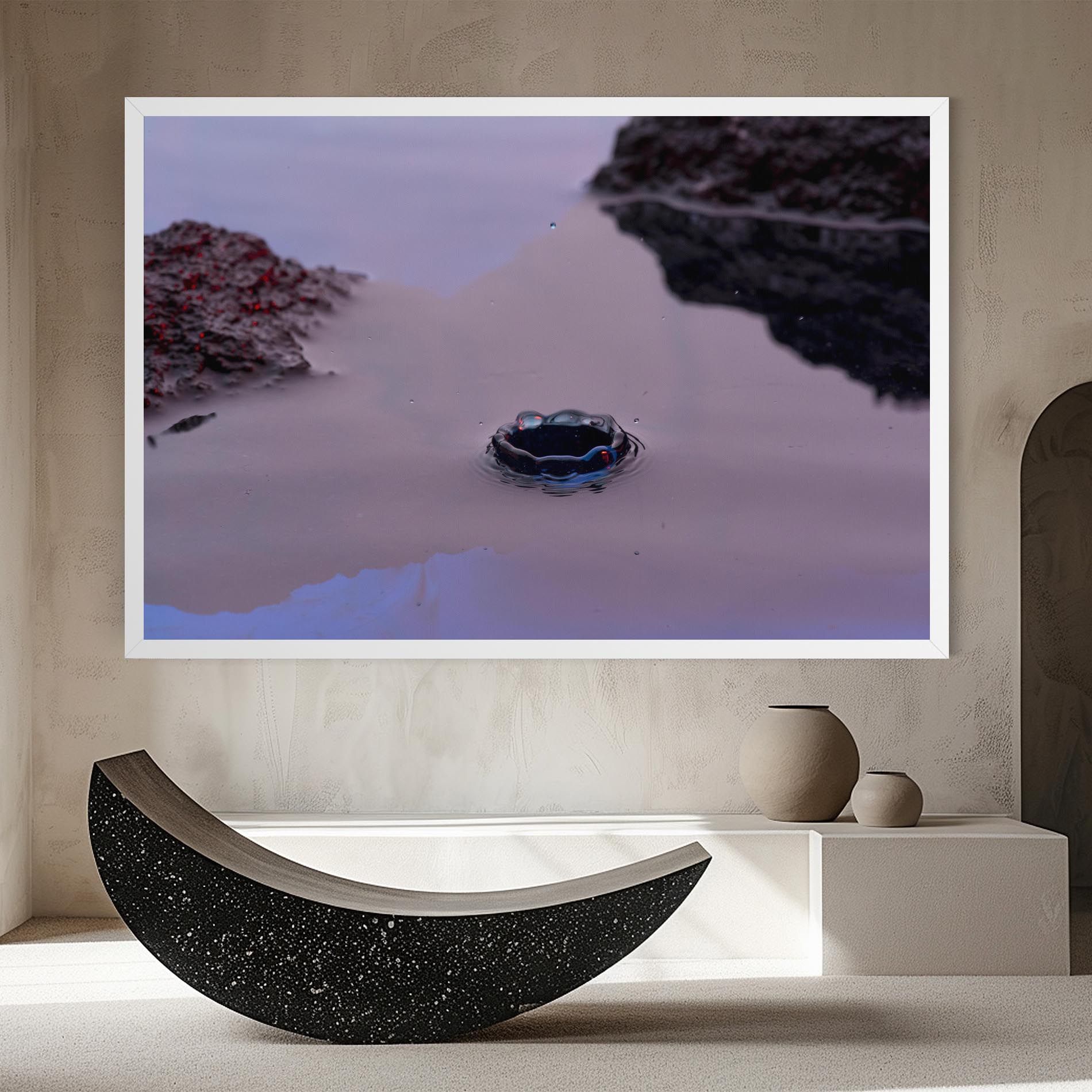 Blue Color Water mockup 8