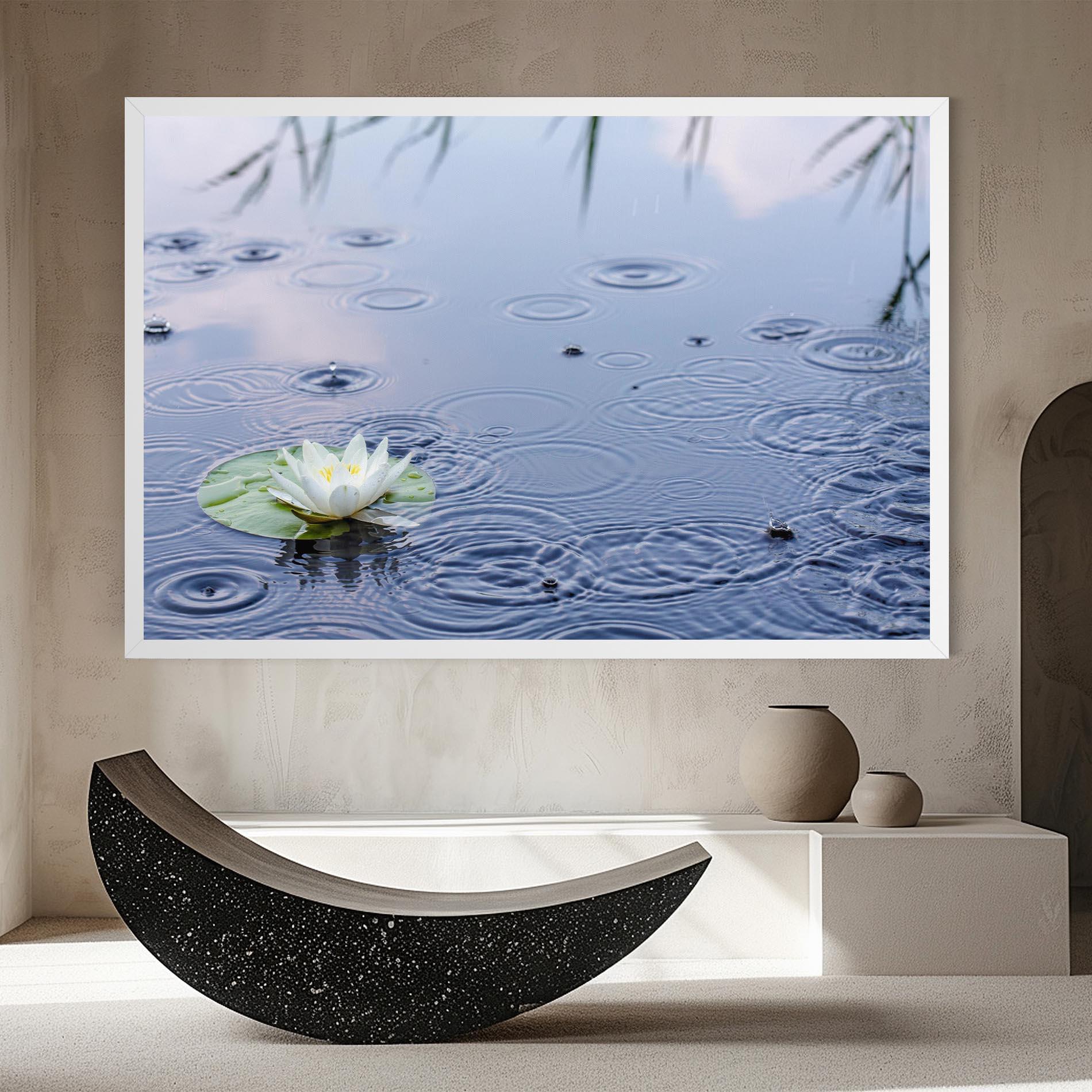 Vászonkép Clear Lake Rain mockup 8