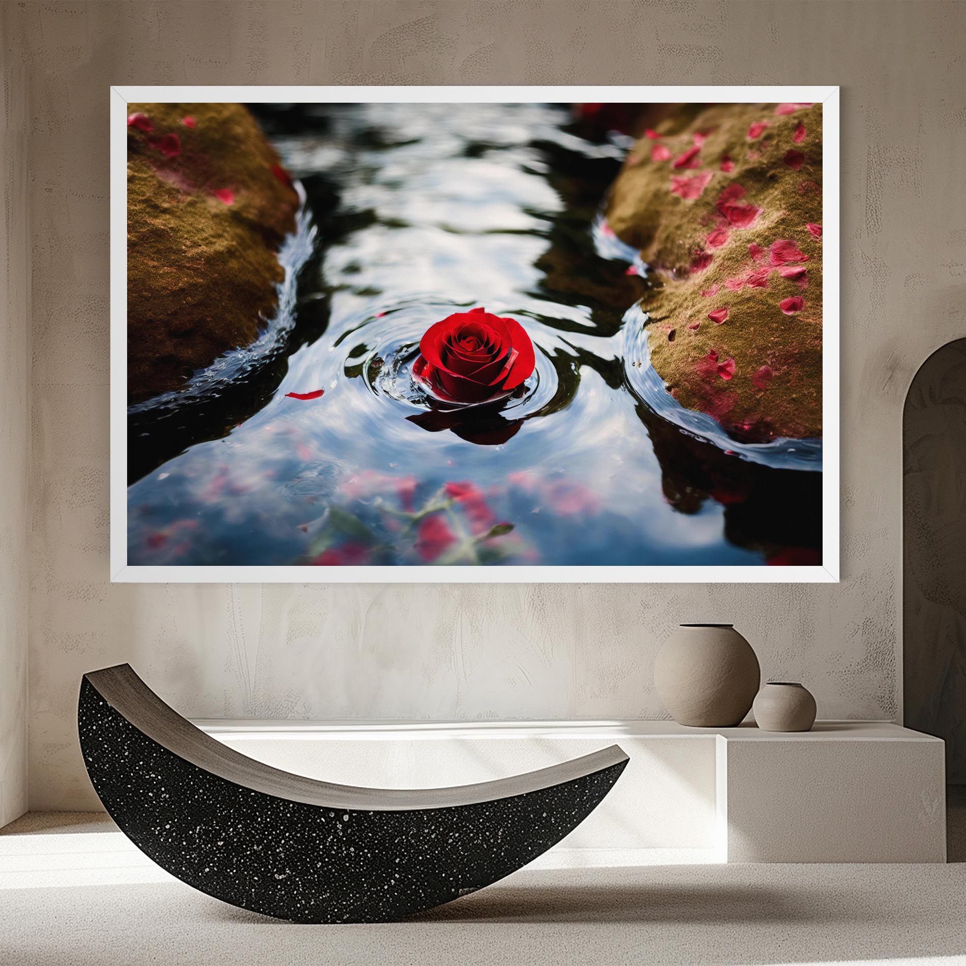 Floating Water Rose mockup 8
