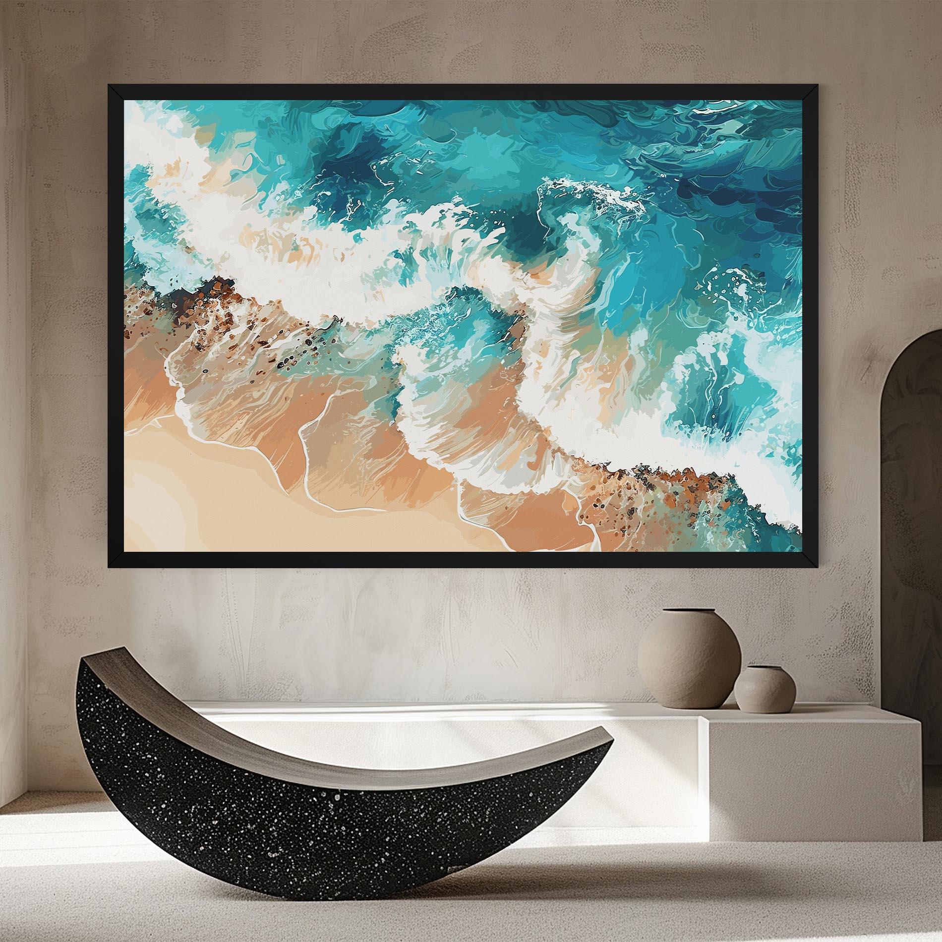 Vászonkép Artistic Waves mockup 8