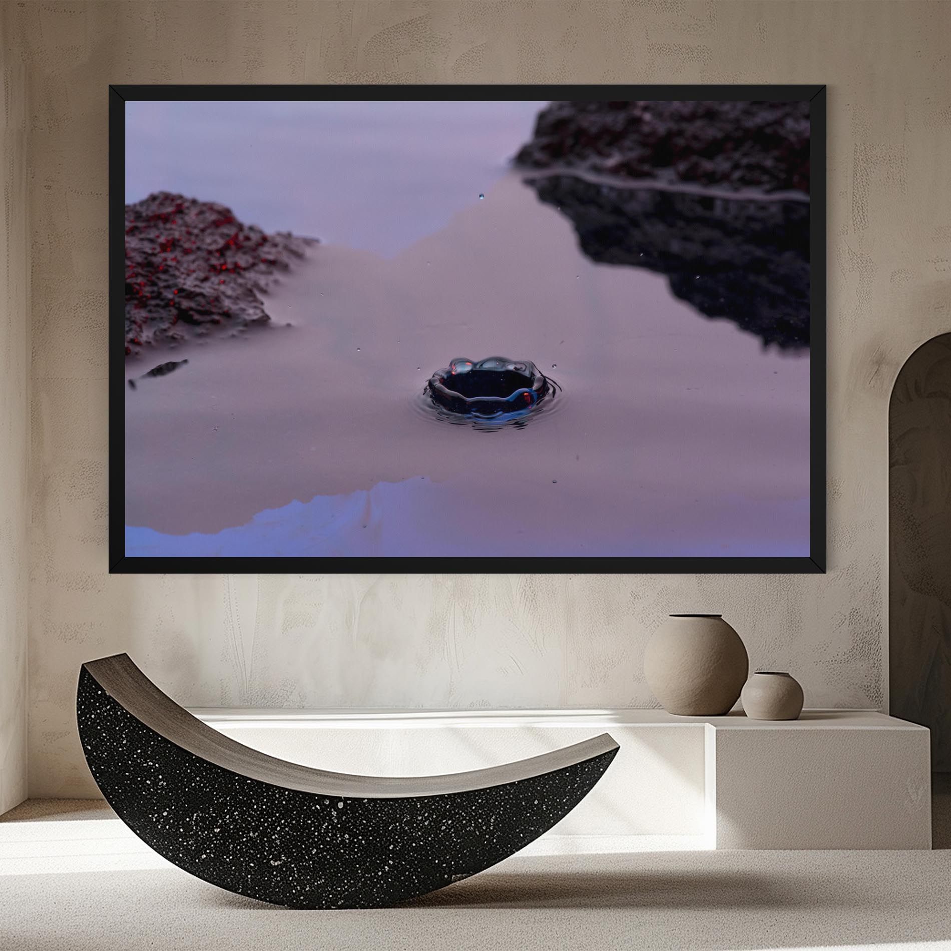 Blue Color Water mockup 8