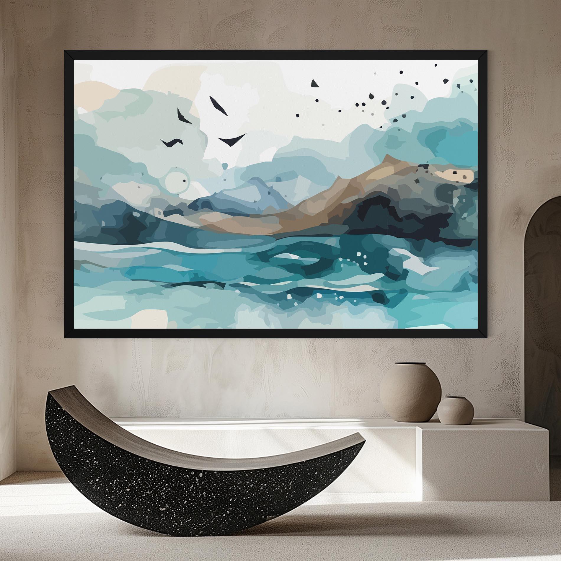 Vászonkép Water Birds mockup 8