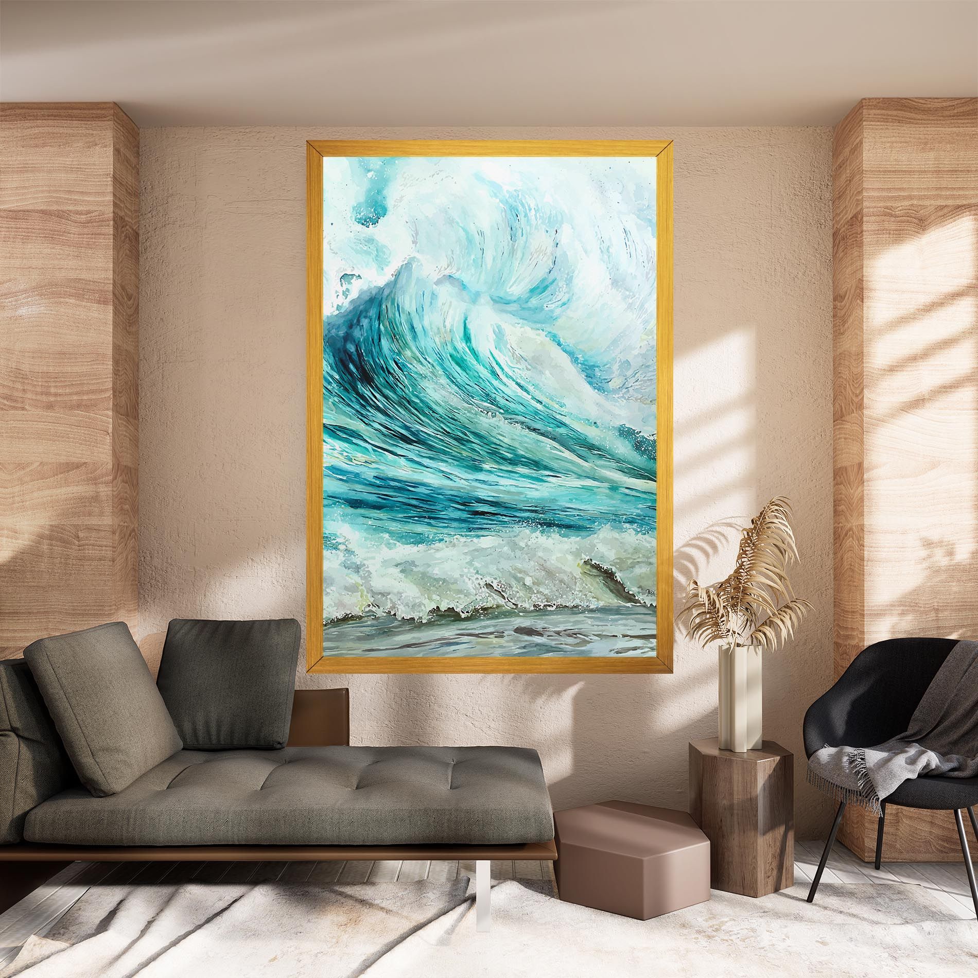 Sea Watercolor mockup 8