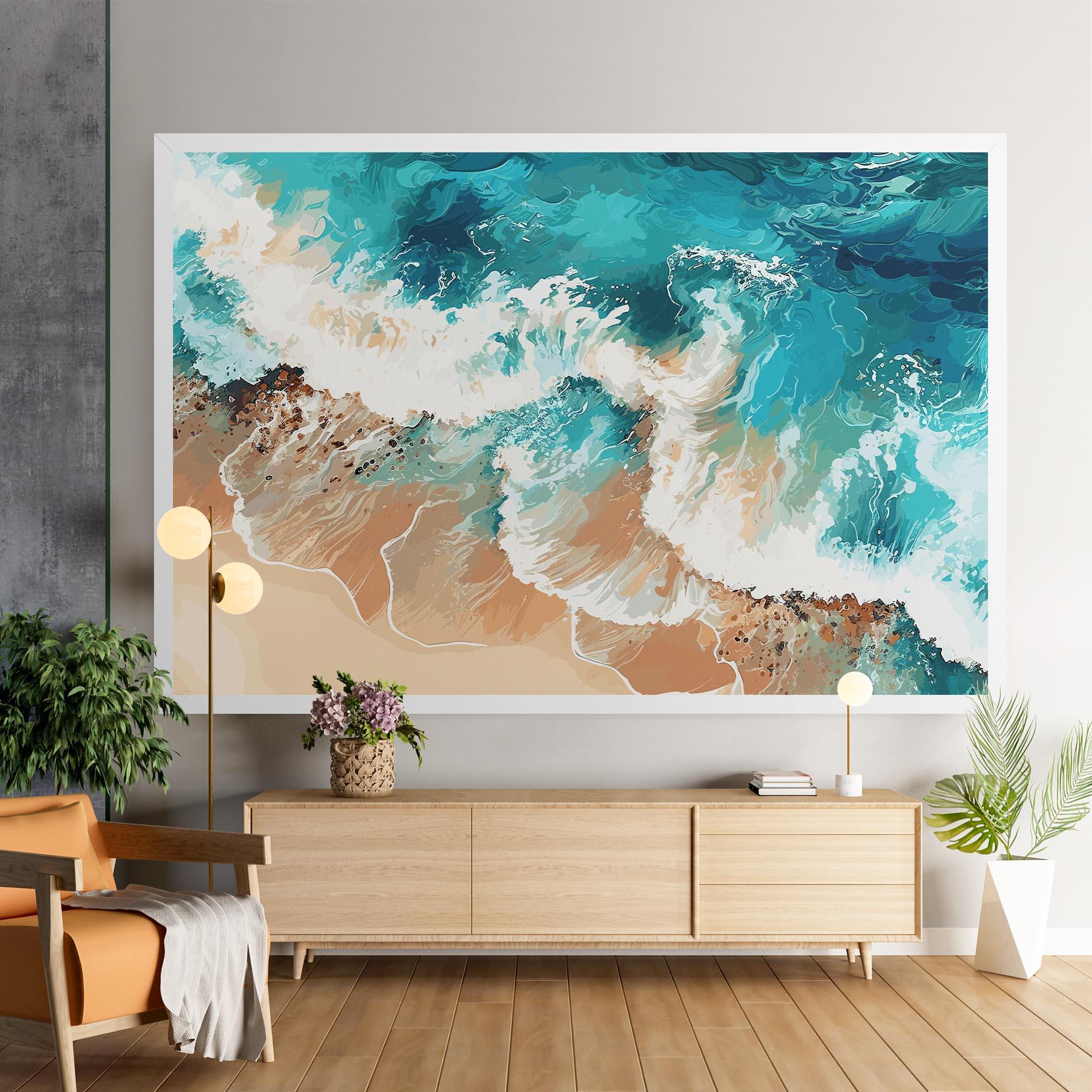 Vászonkép Artistic Waves mockup 9