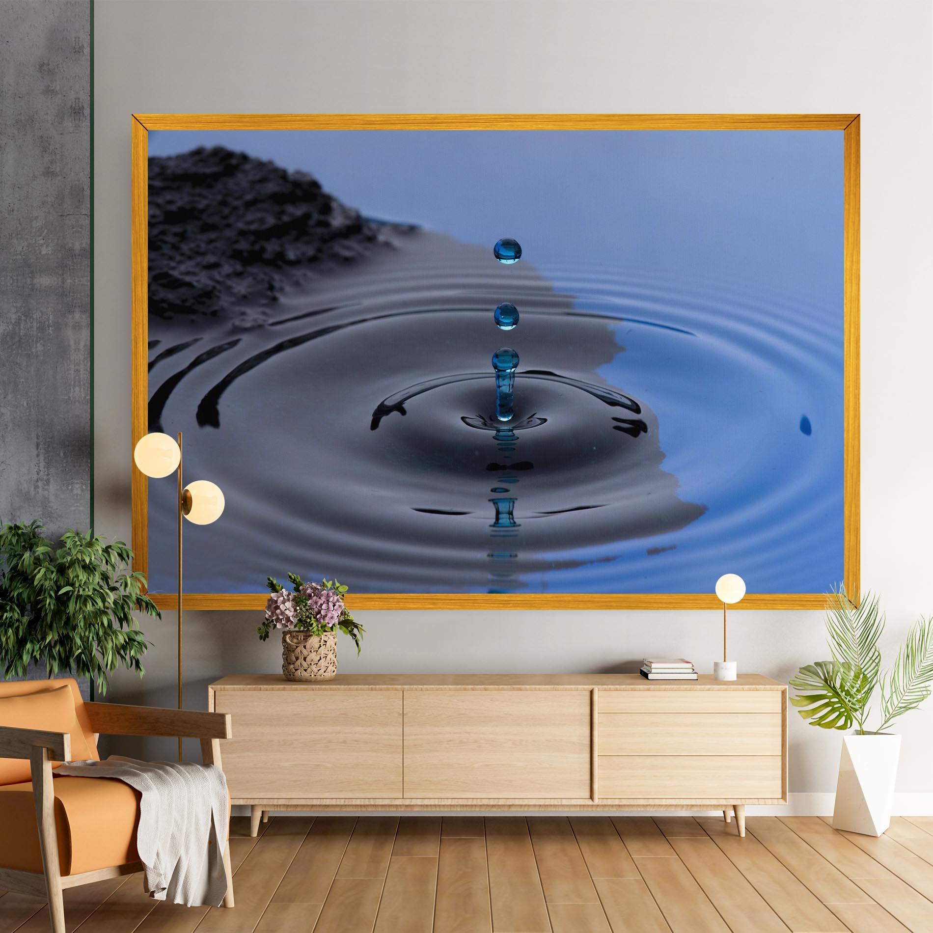 Vászonkép Frozen Drops mockup 9