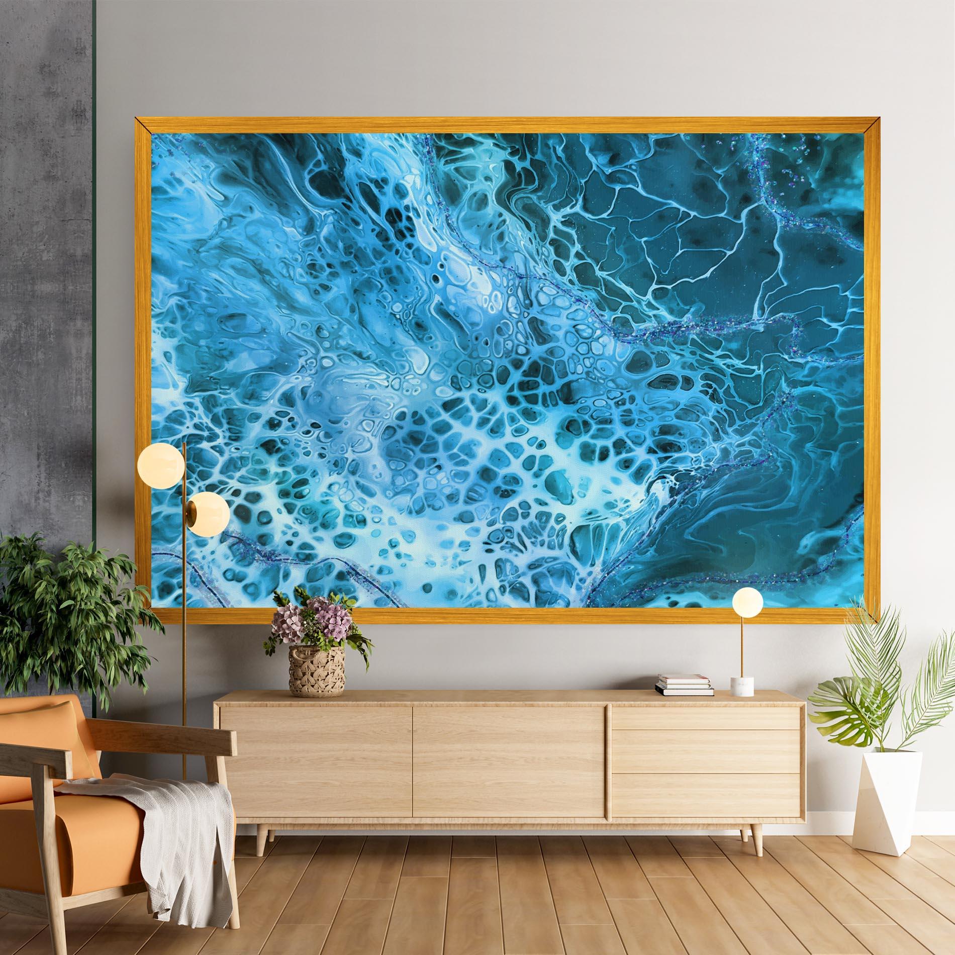 Vászonkép Relax Wave mockup 9