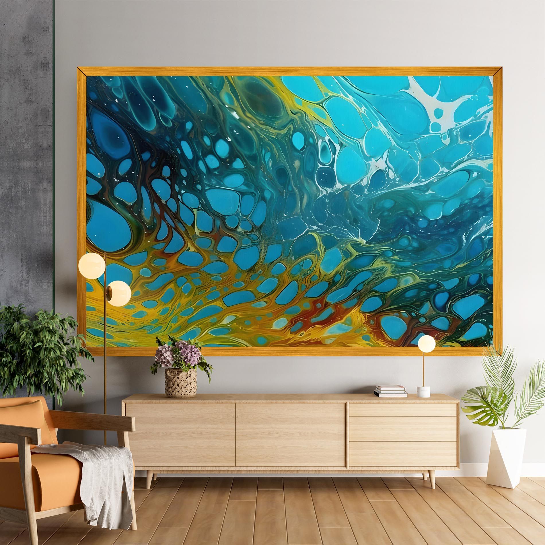 Yellow Green Ocean mockup 9