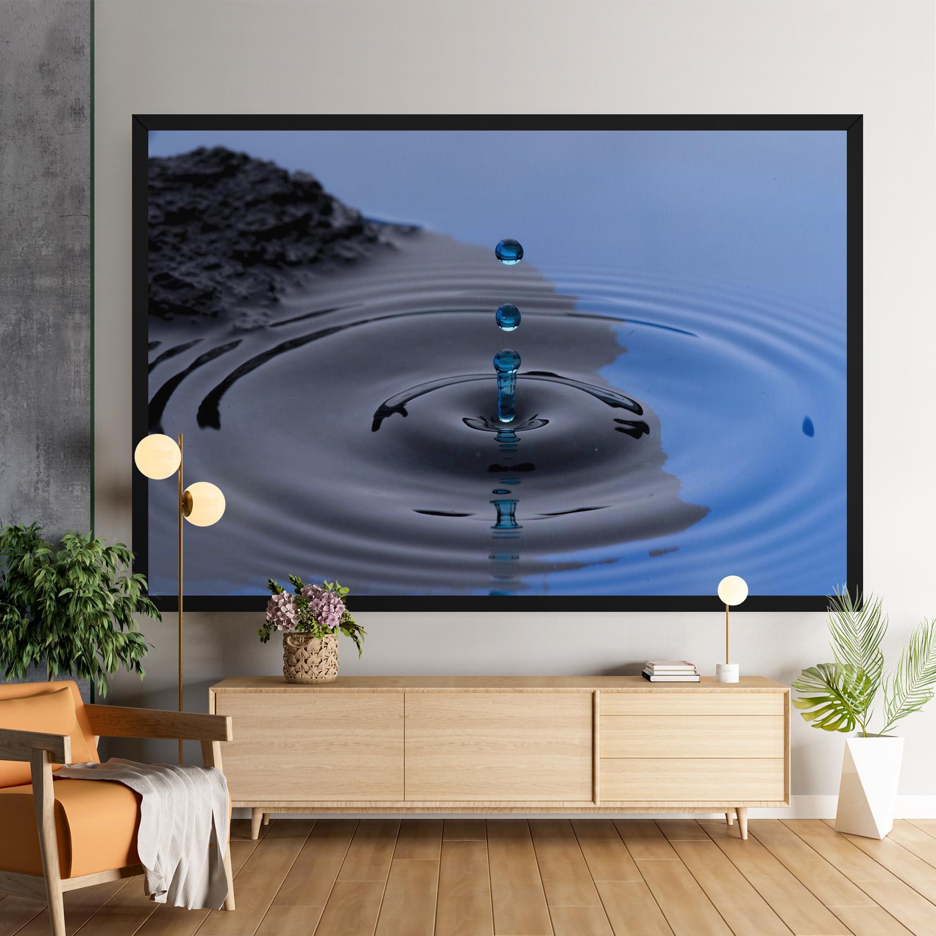 Vászonkép Frozen Drops mockup 9