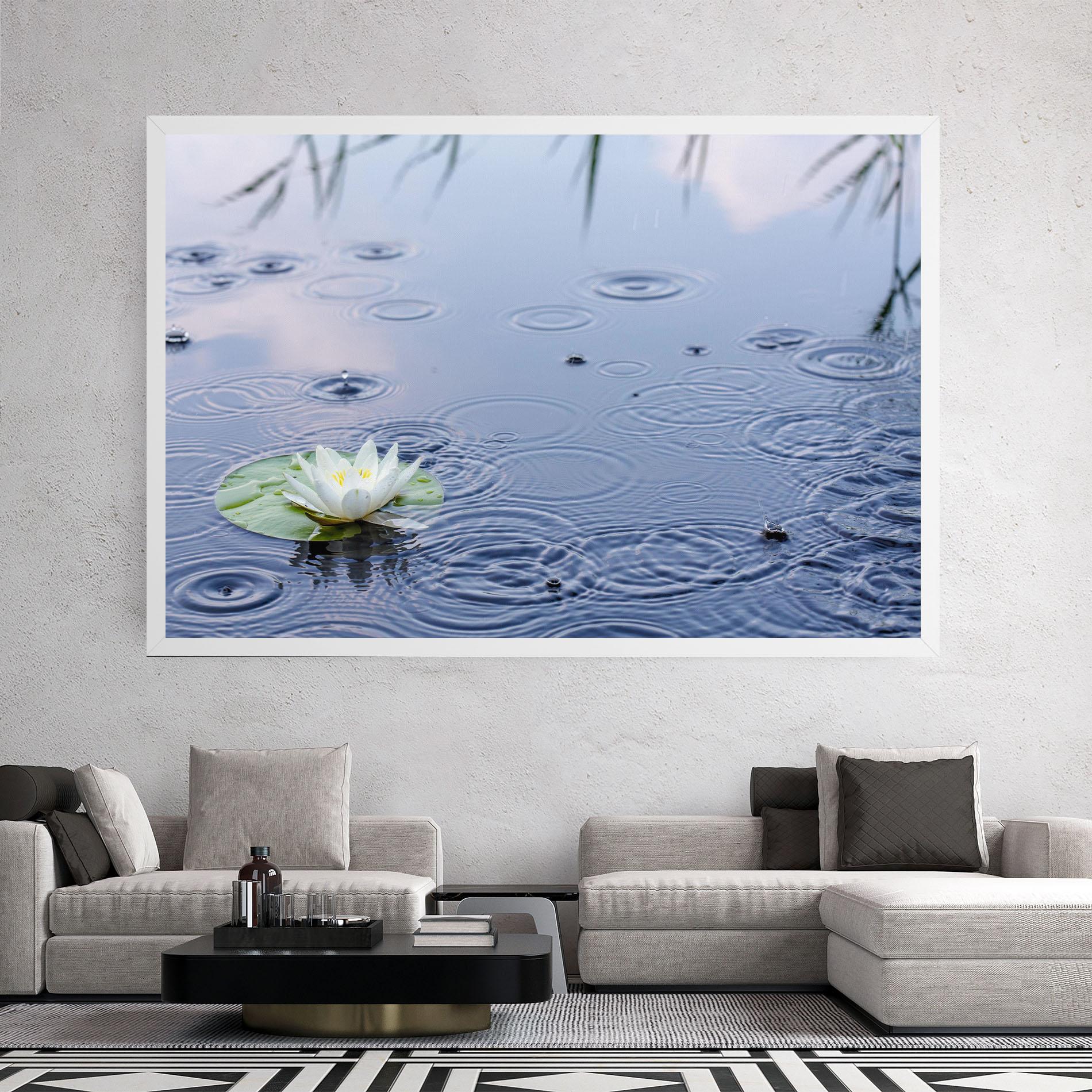 Vászonkép Clear Lake Rain mockup 2