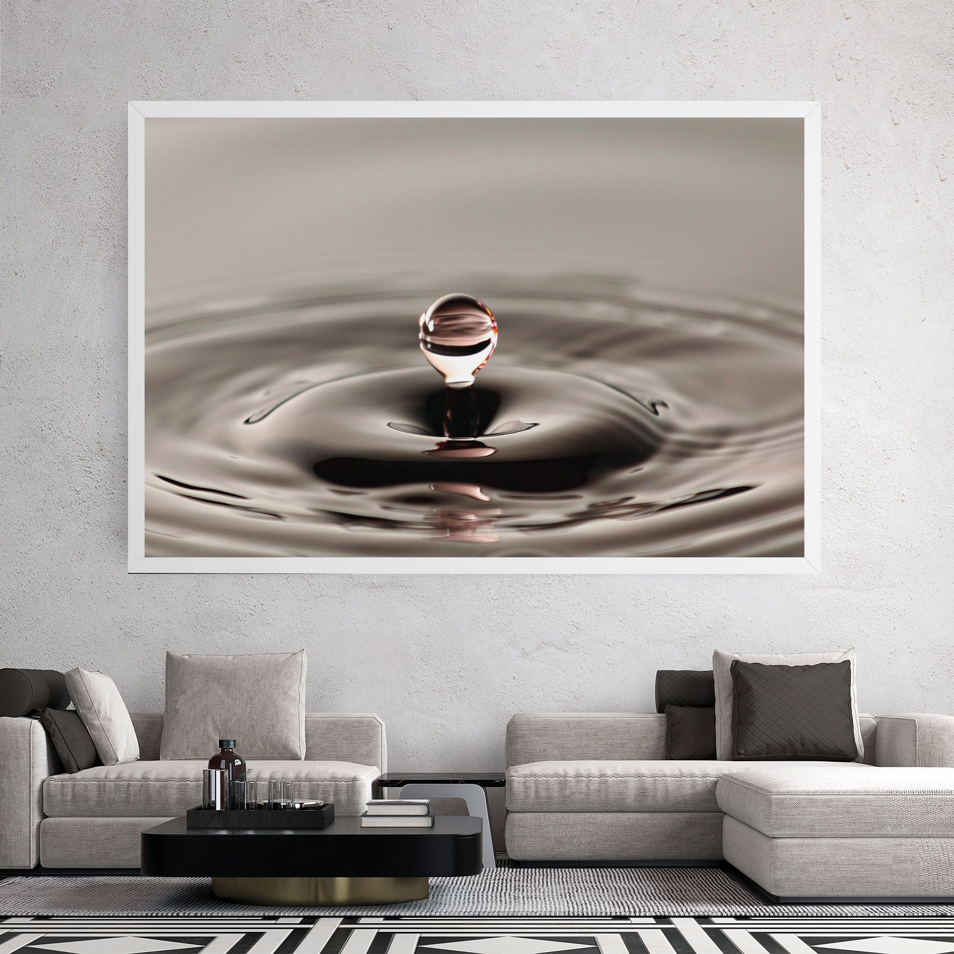 Close Red Water Drop mockup 2