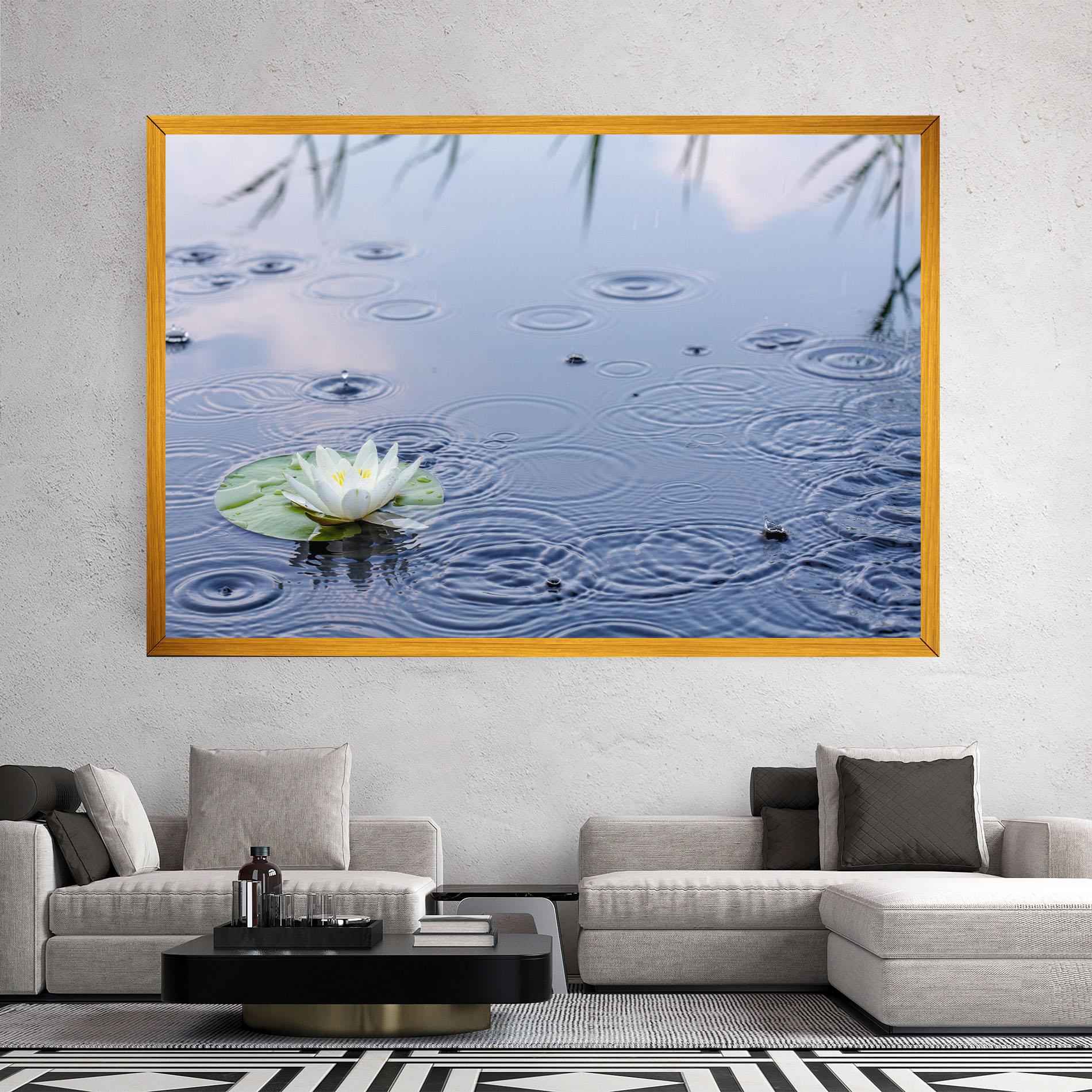 Vászonkép Clear Lake Rain mockup 2