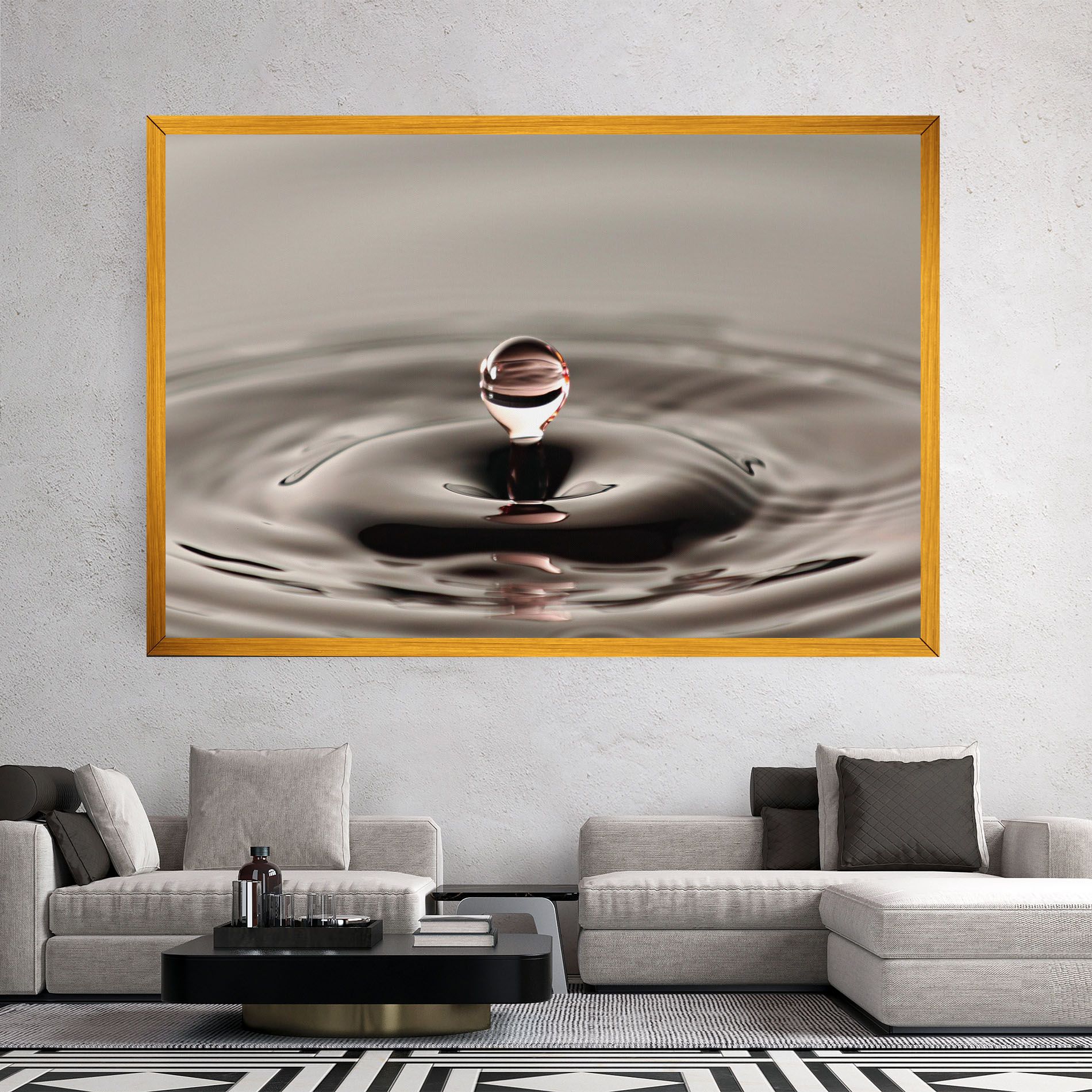 Close Red Water Drop mockup 2