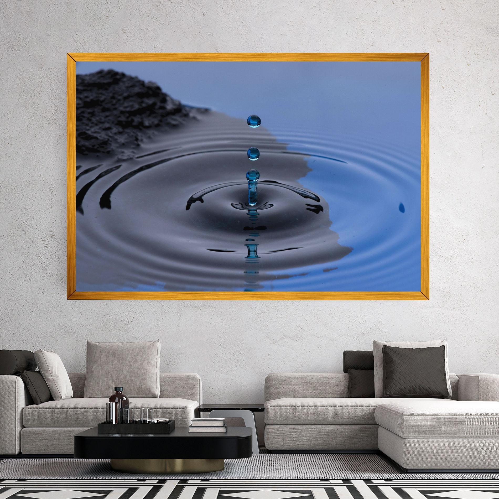 Vászonkép Frozen Drops mockup 2