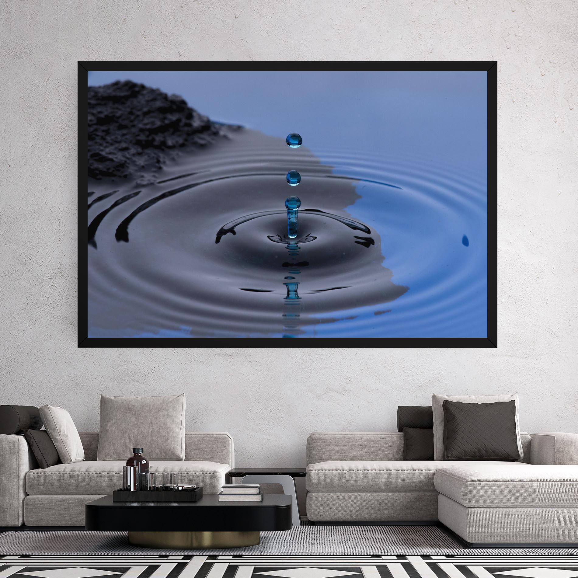 Vászonkép Frozen Drops mockup 2