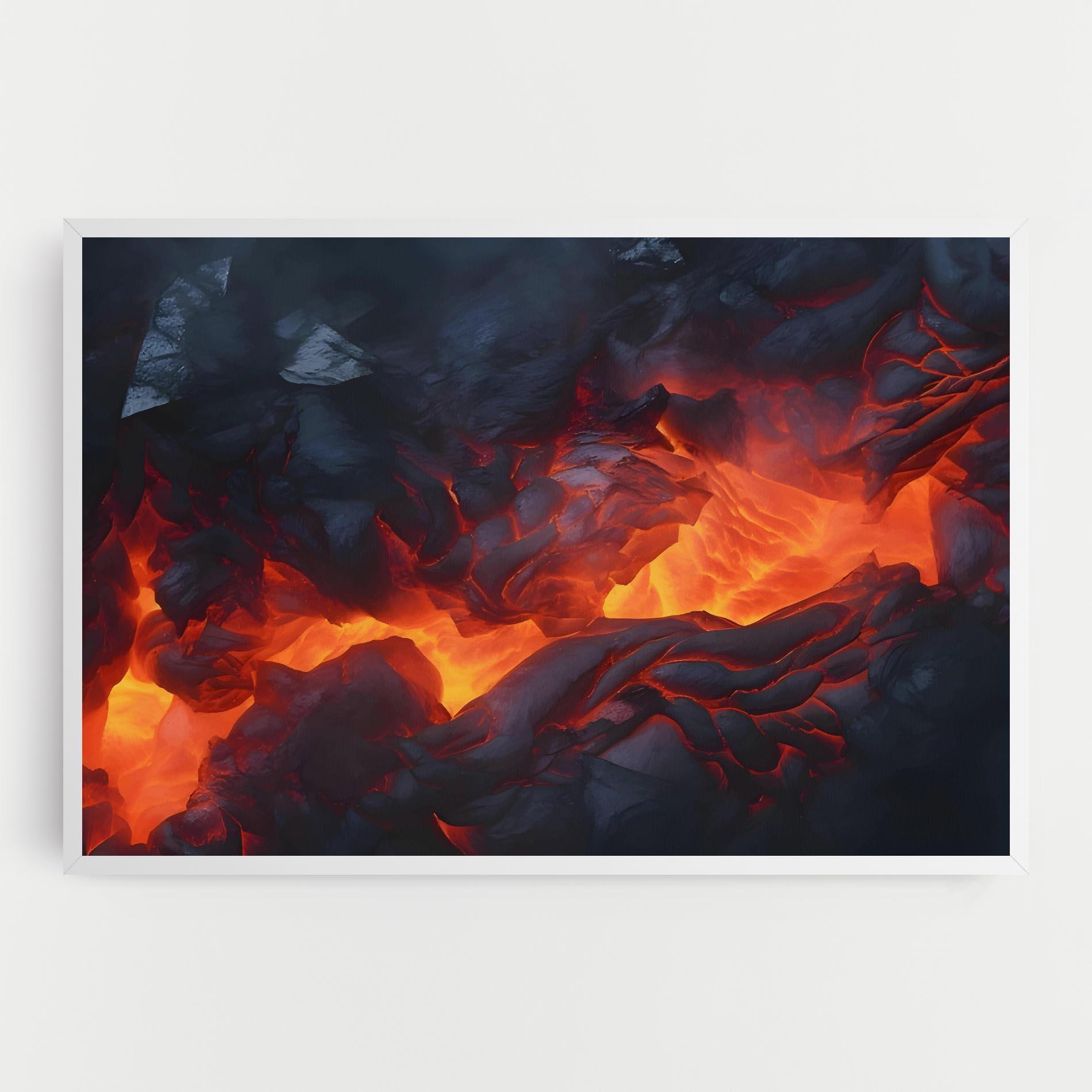 Vászonkép Lava Art mockup 0