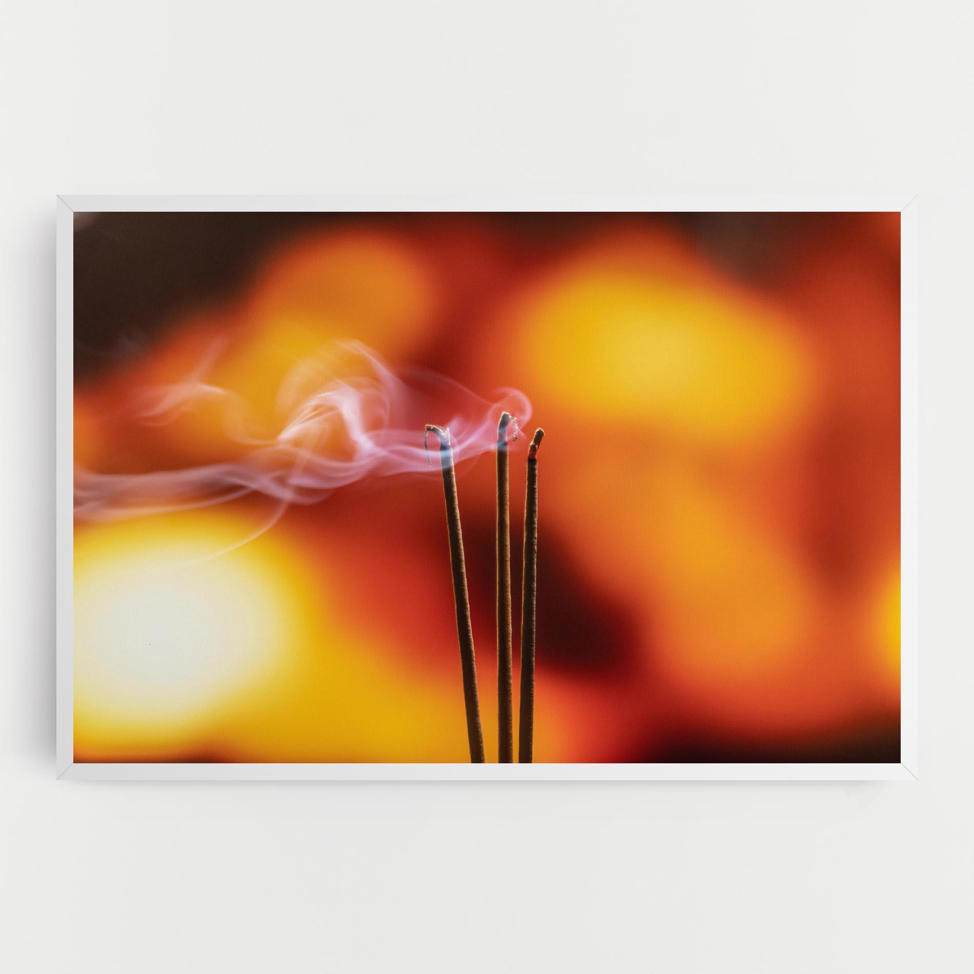 Vászonkép Sticks Burning mockup 0