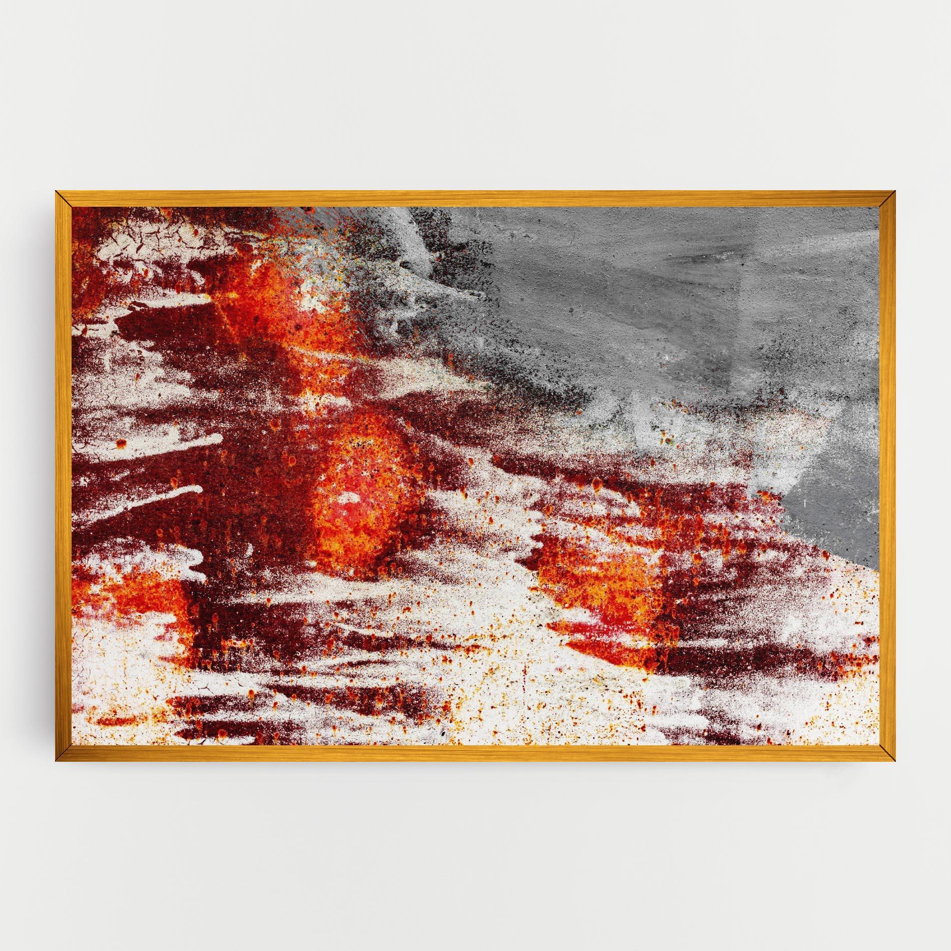 Vászonkép Burning Sign mockup 0