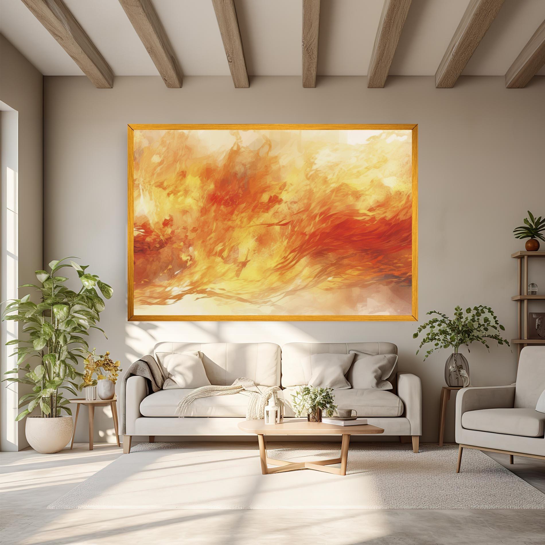 Vászonkép Burning Sparkle mockup 6