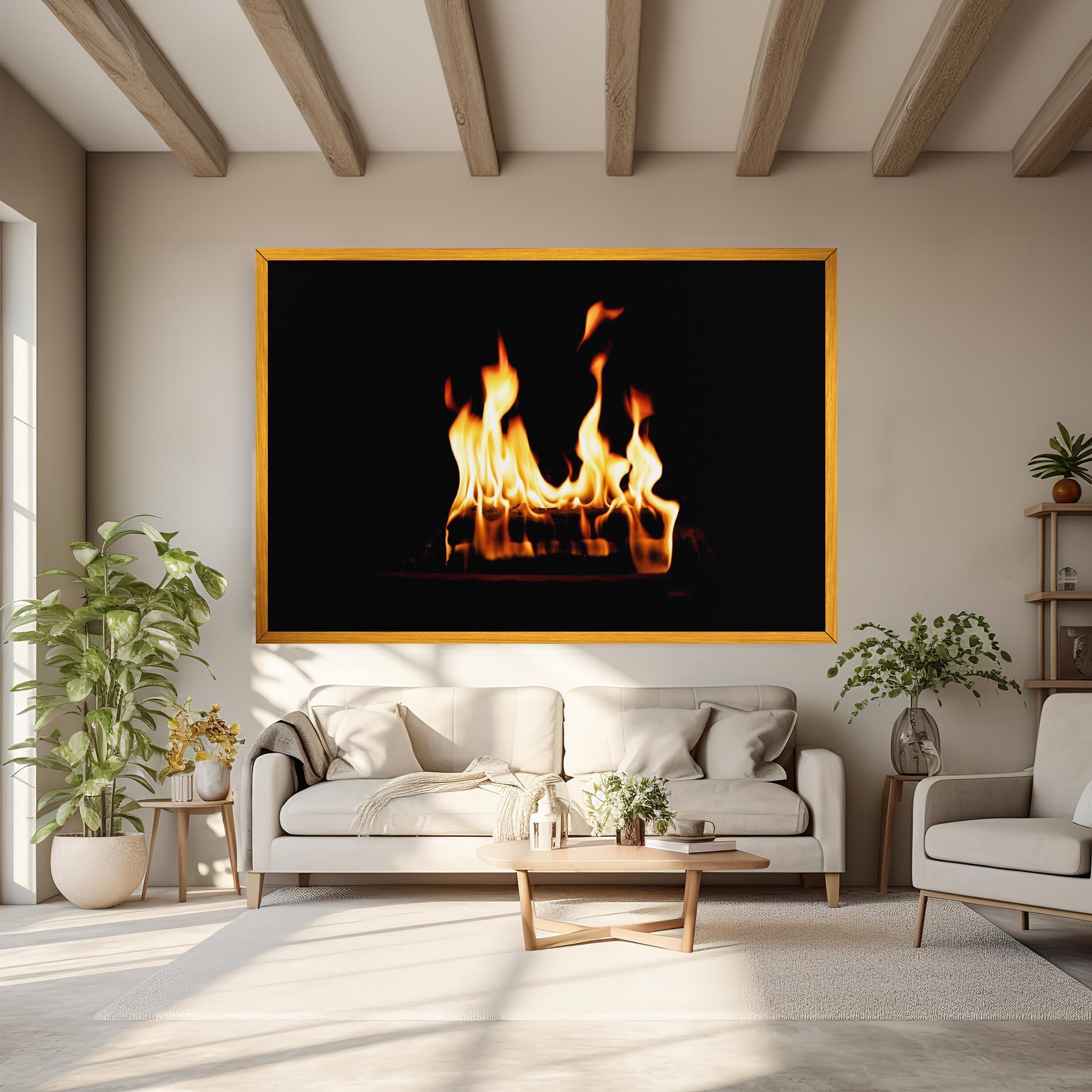 Vászonkép Calm Fire mockup 6