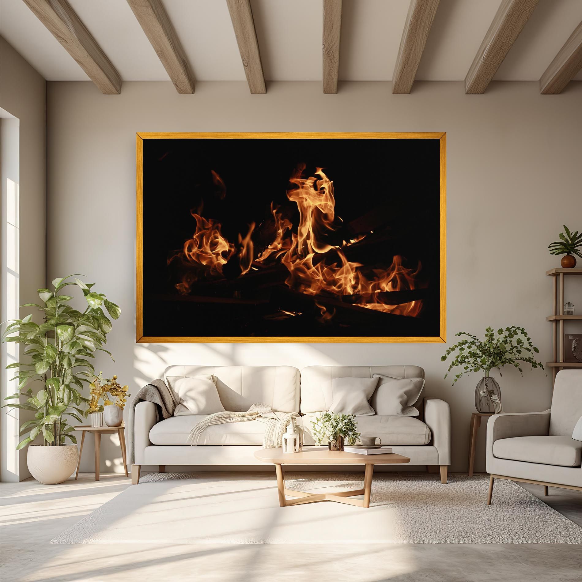 Fire On Black mockup 6