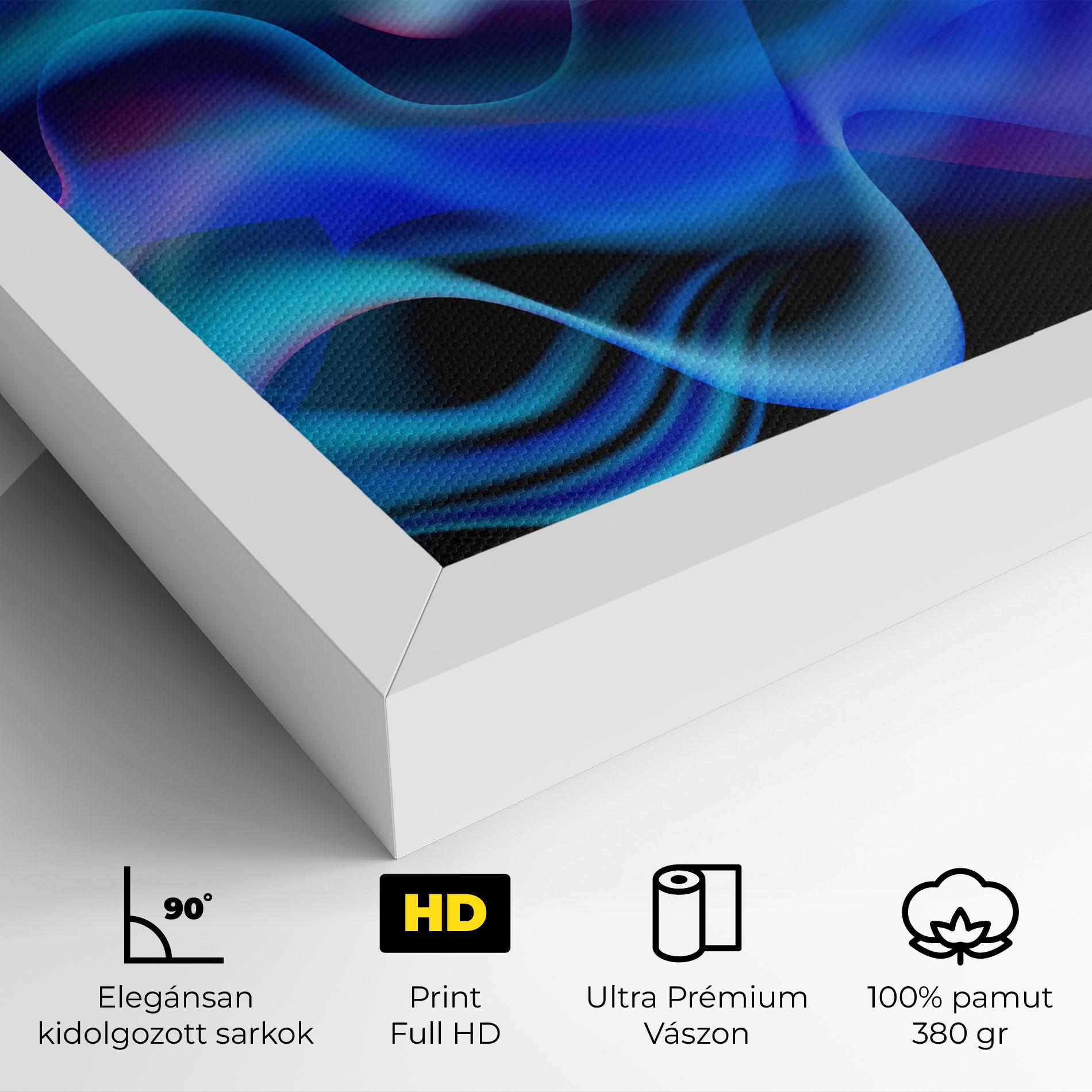 Vászonkép Blue Fire mockup 4