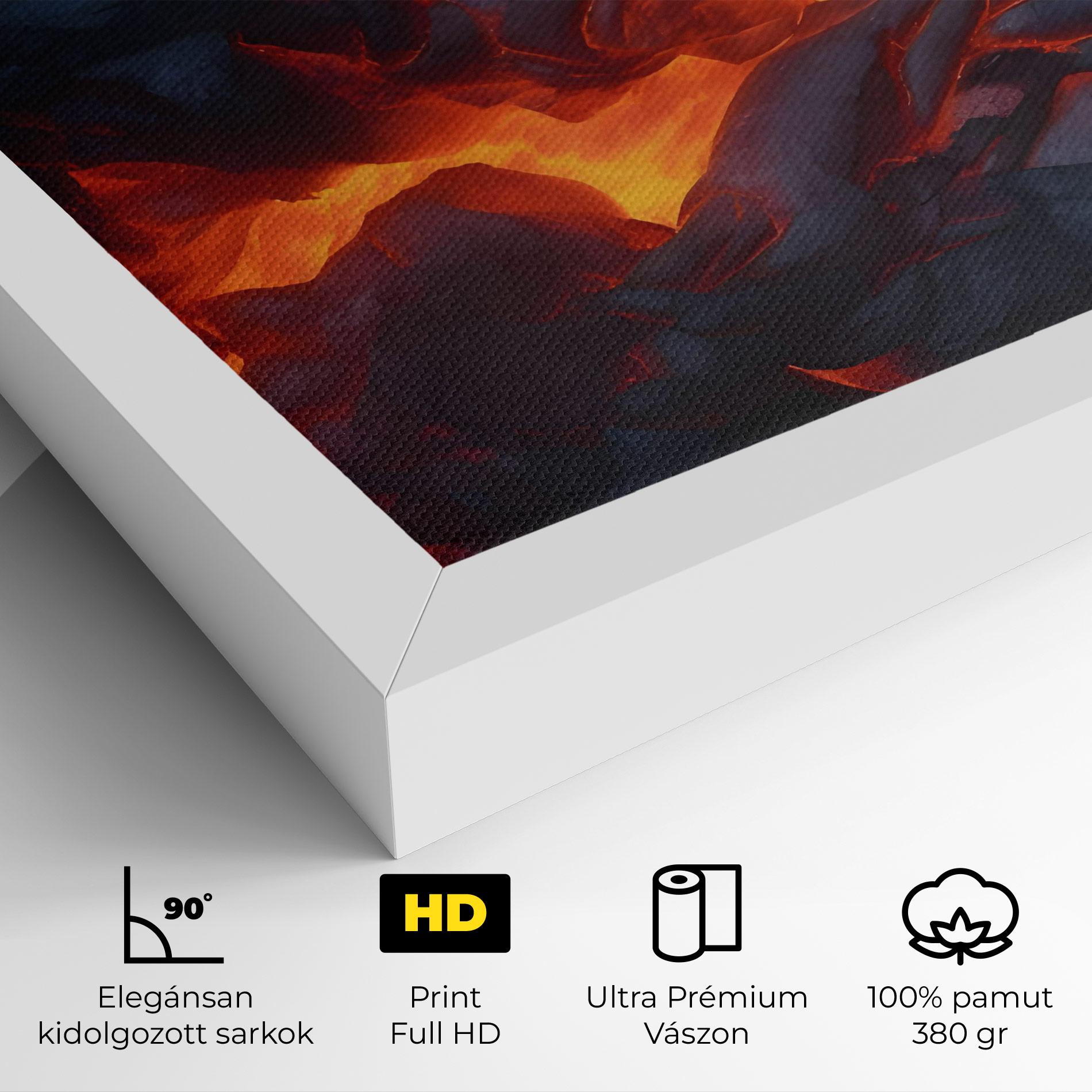 Vászonkép Lava Art mockup 4