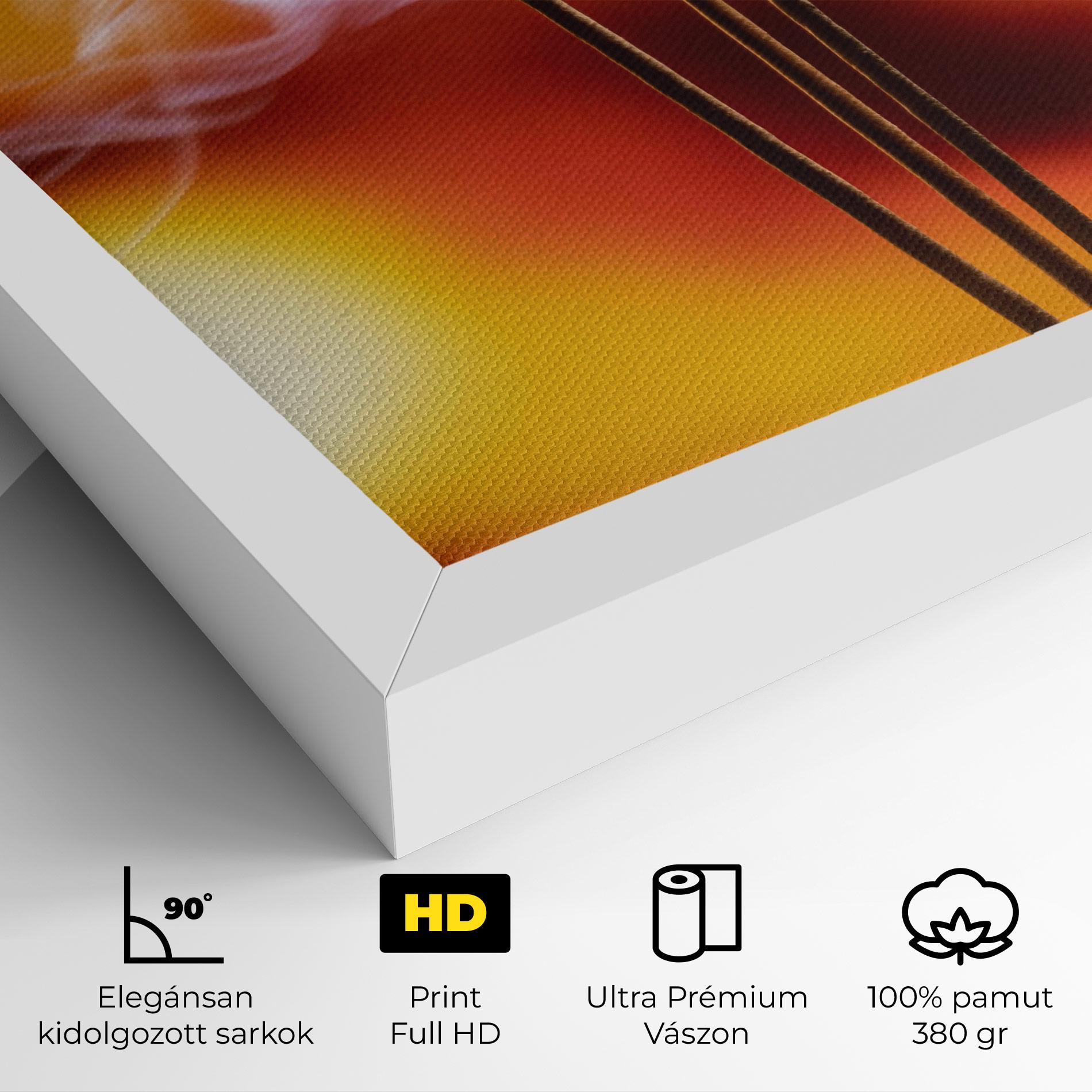 Vászonkép Sticks Burning mockup 4