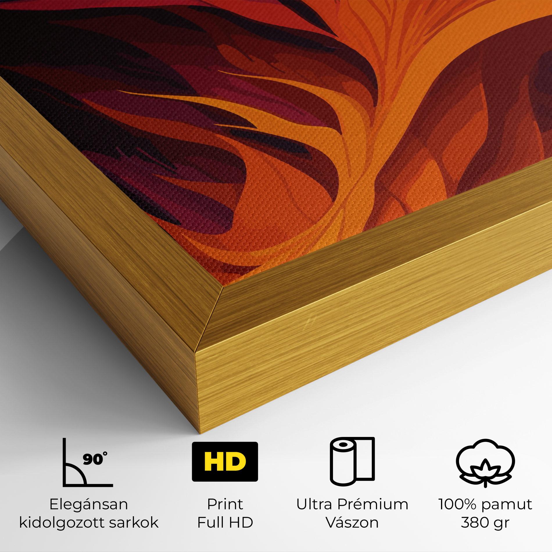 Vászonkép Artistic Fire mockup 4