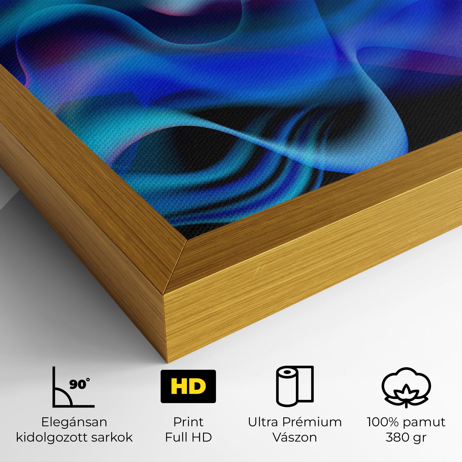 Vászonkép Blue Fire mockup 4