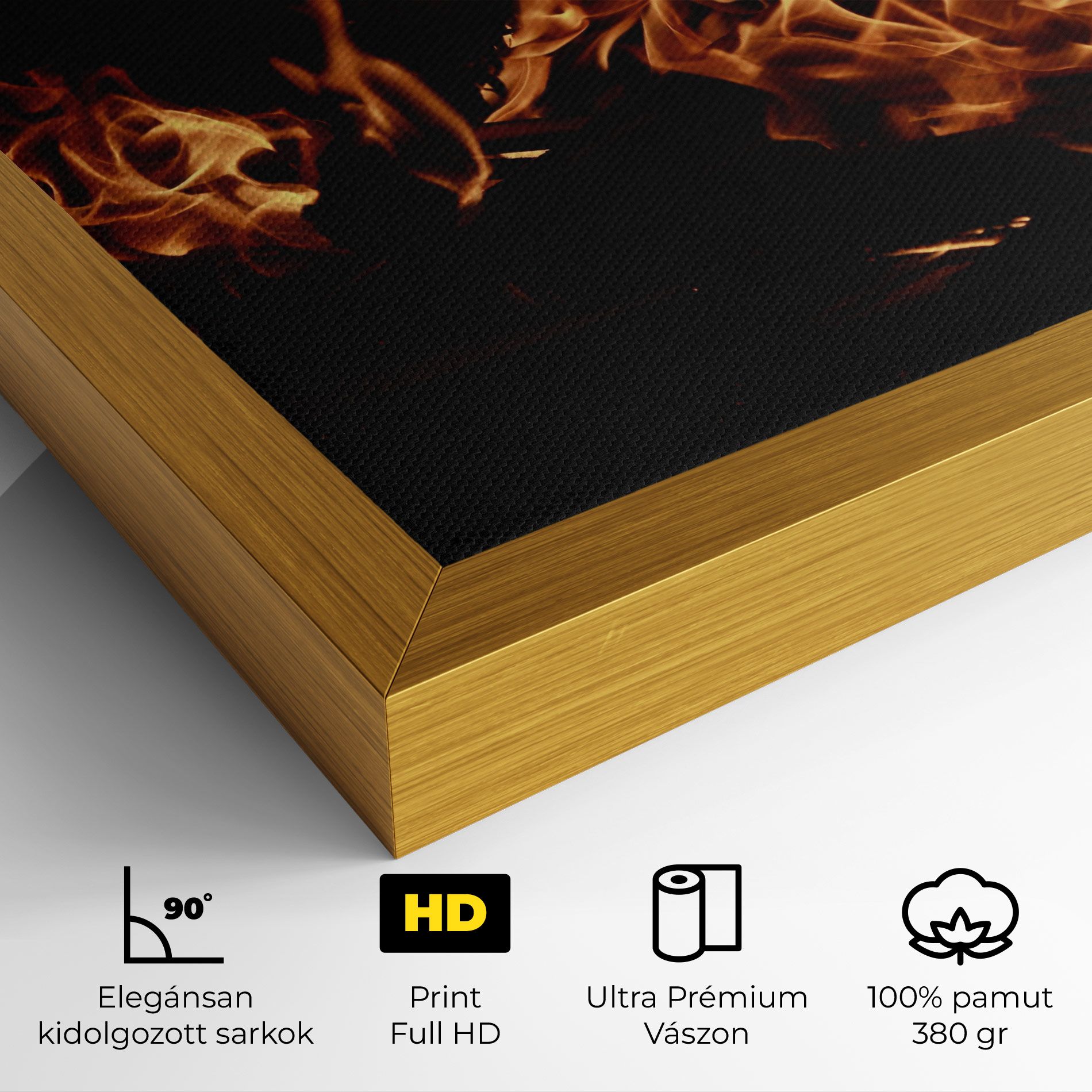 Fire On Black mockup 4