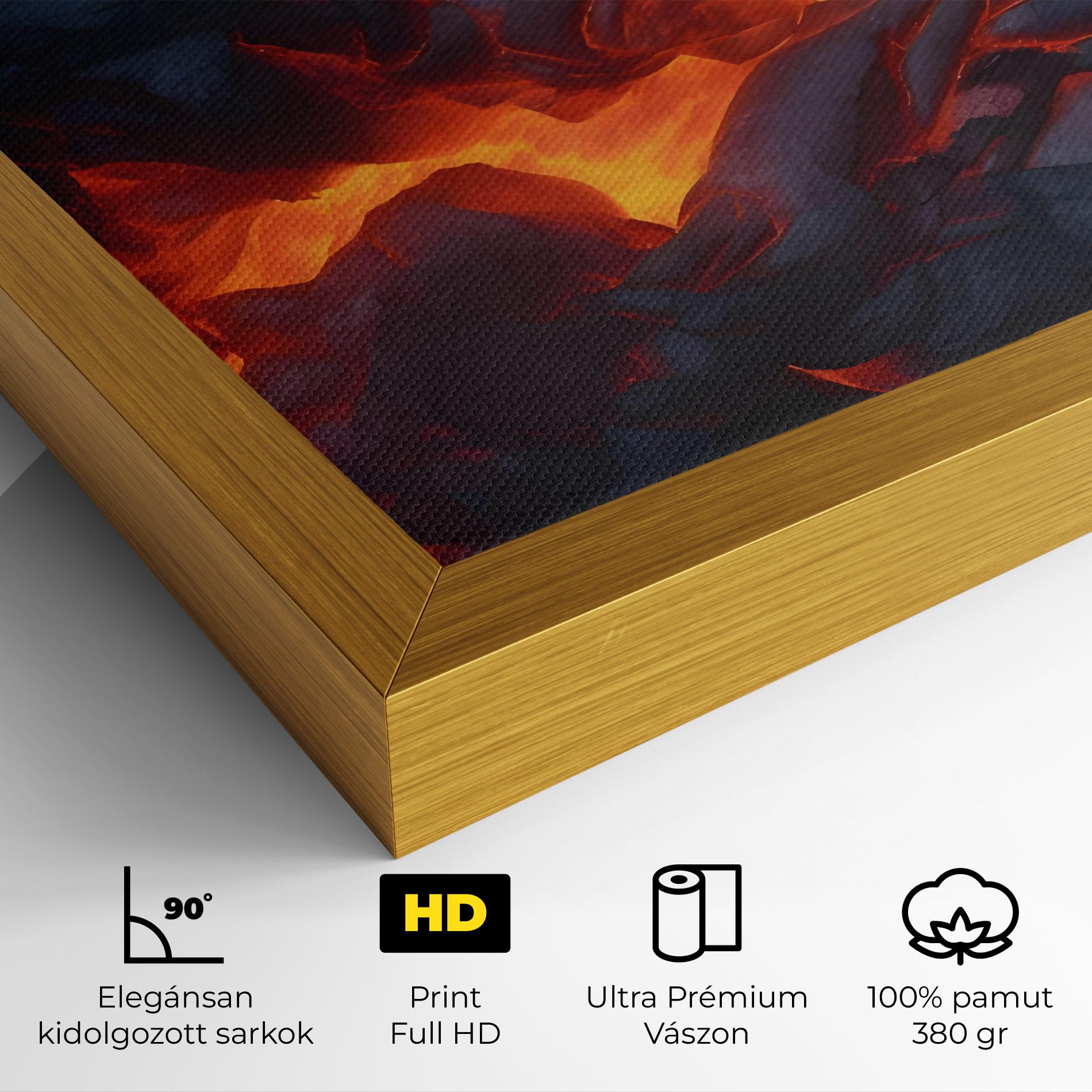 Vászonkép Lava Art mockup 4