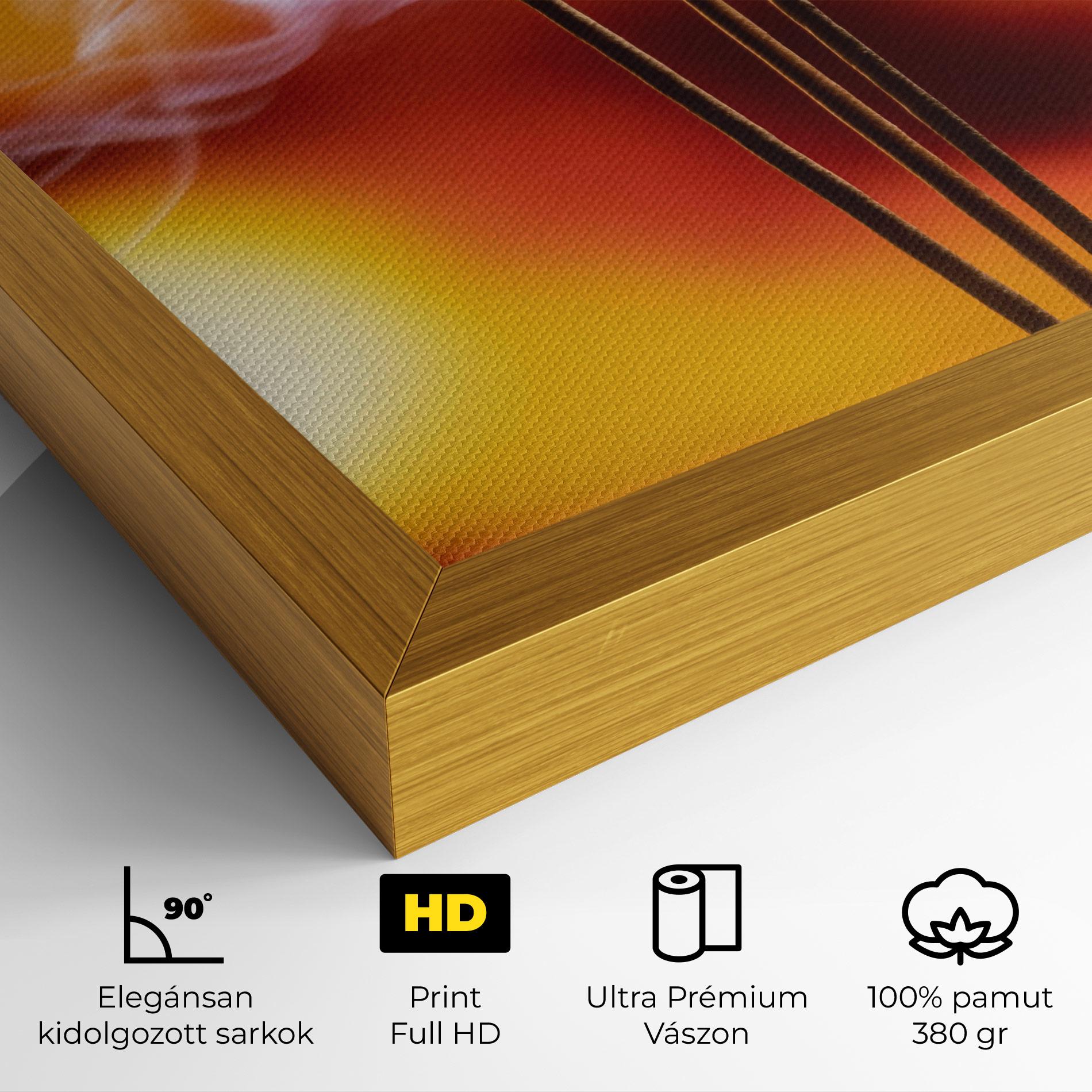 Vászonkép Sticks Burning mockup 4