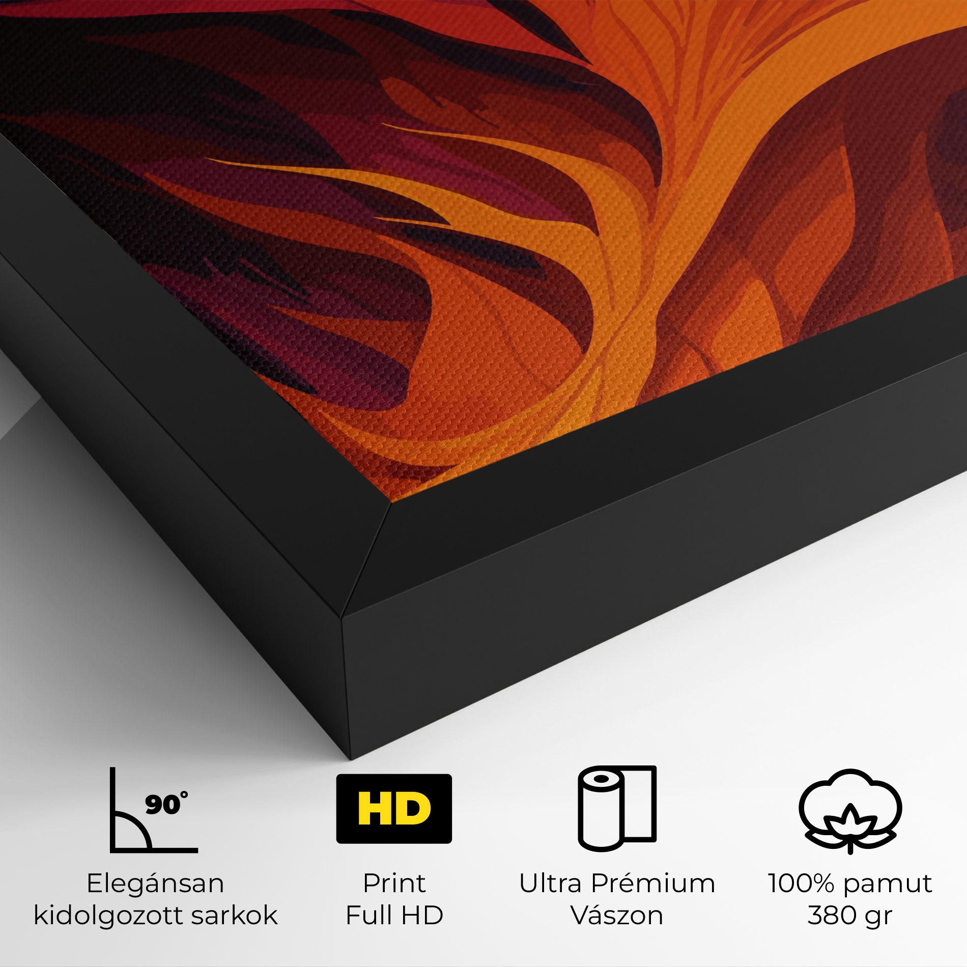 Vászonkép Artistic Fire mockup 4