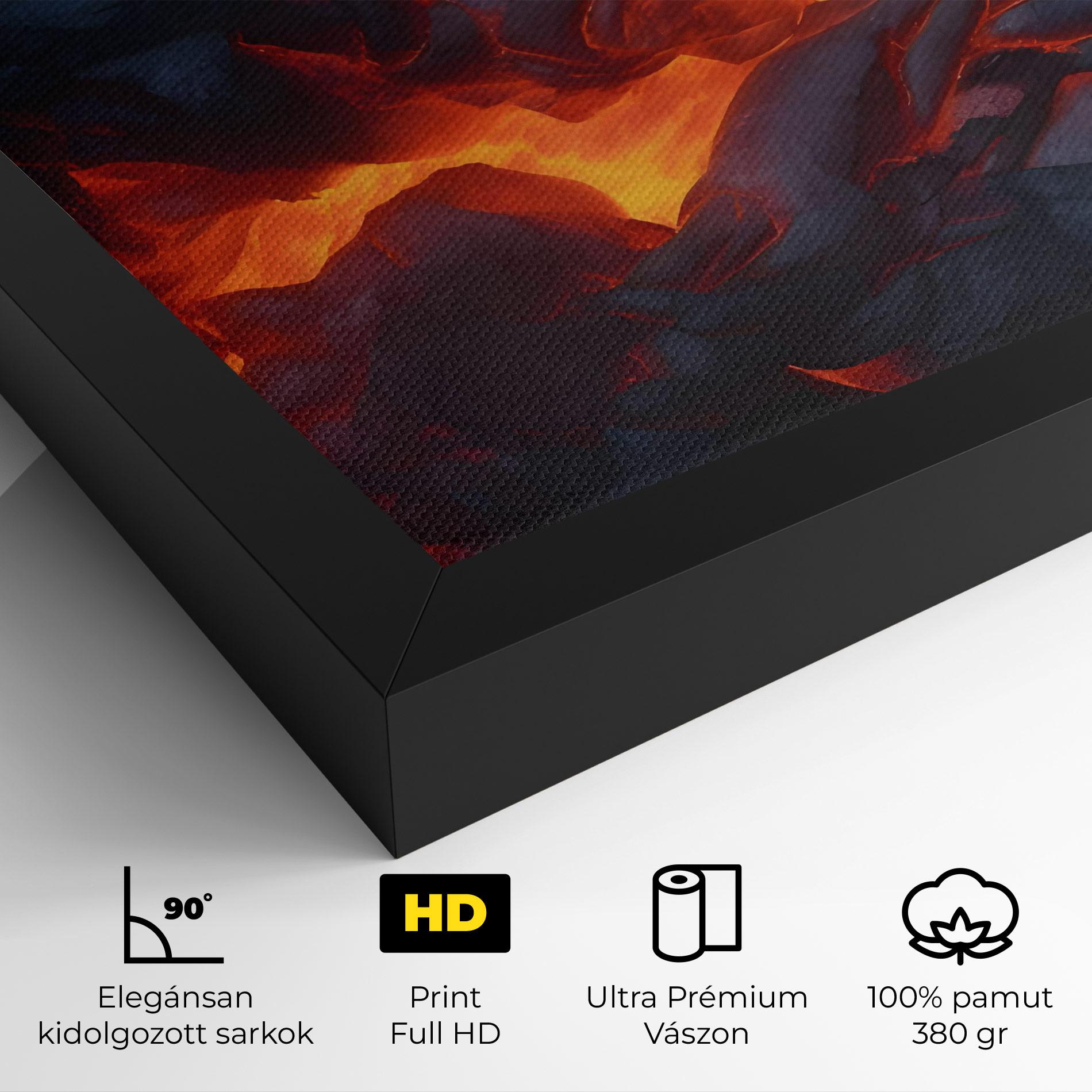 Vászonkép Lava Art mockup 4