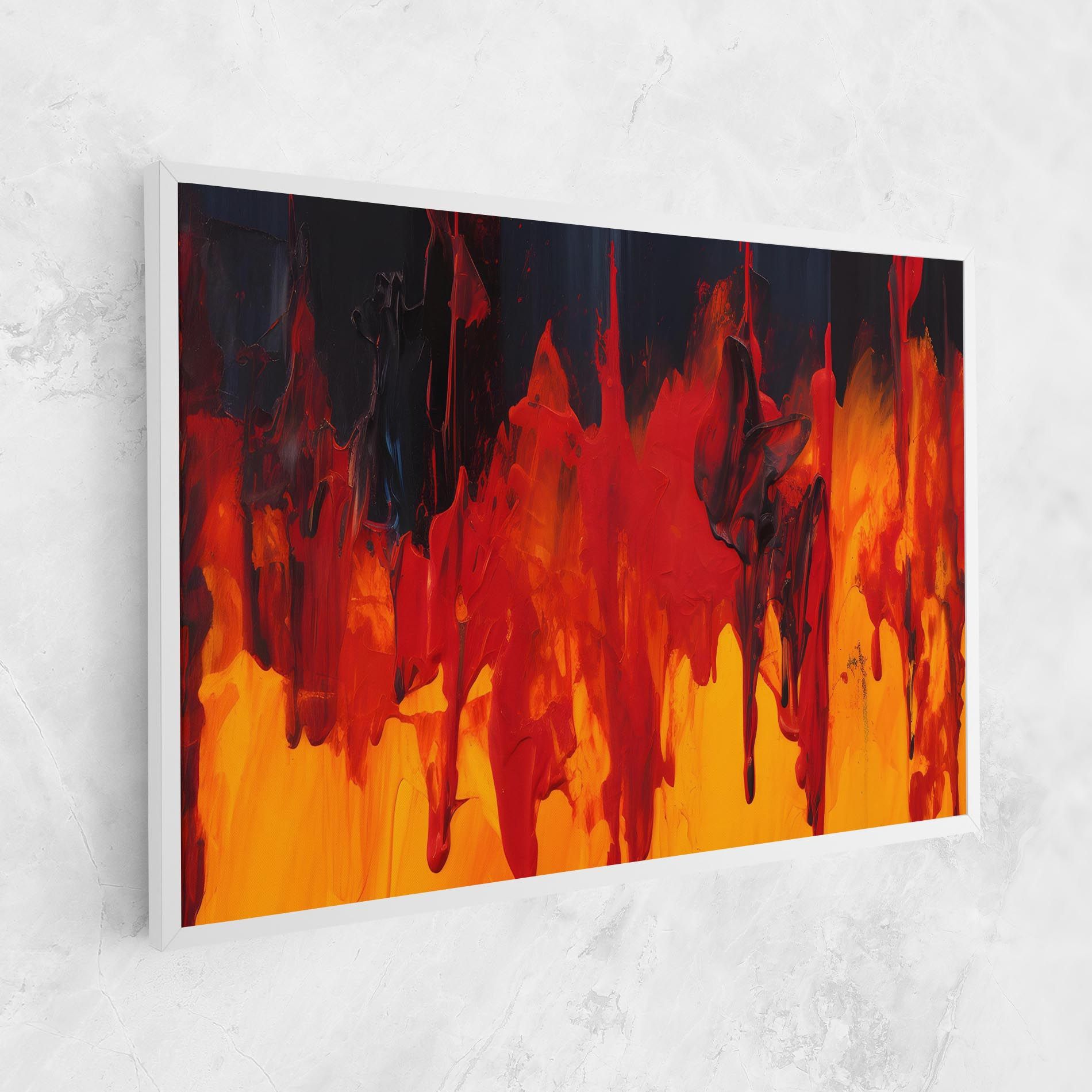 Colorful Fire Art mockup 1