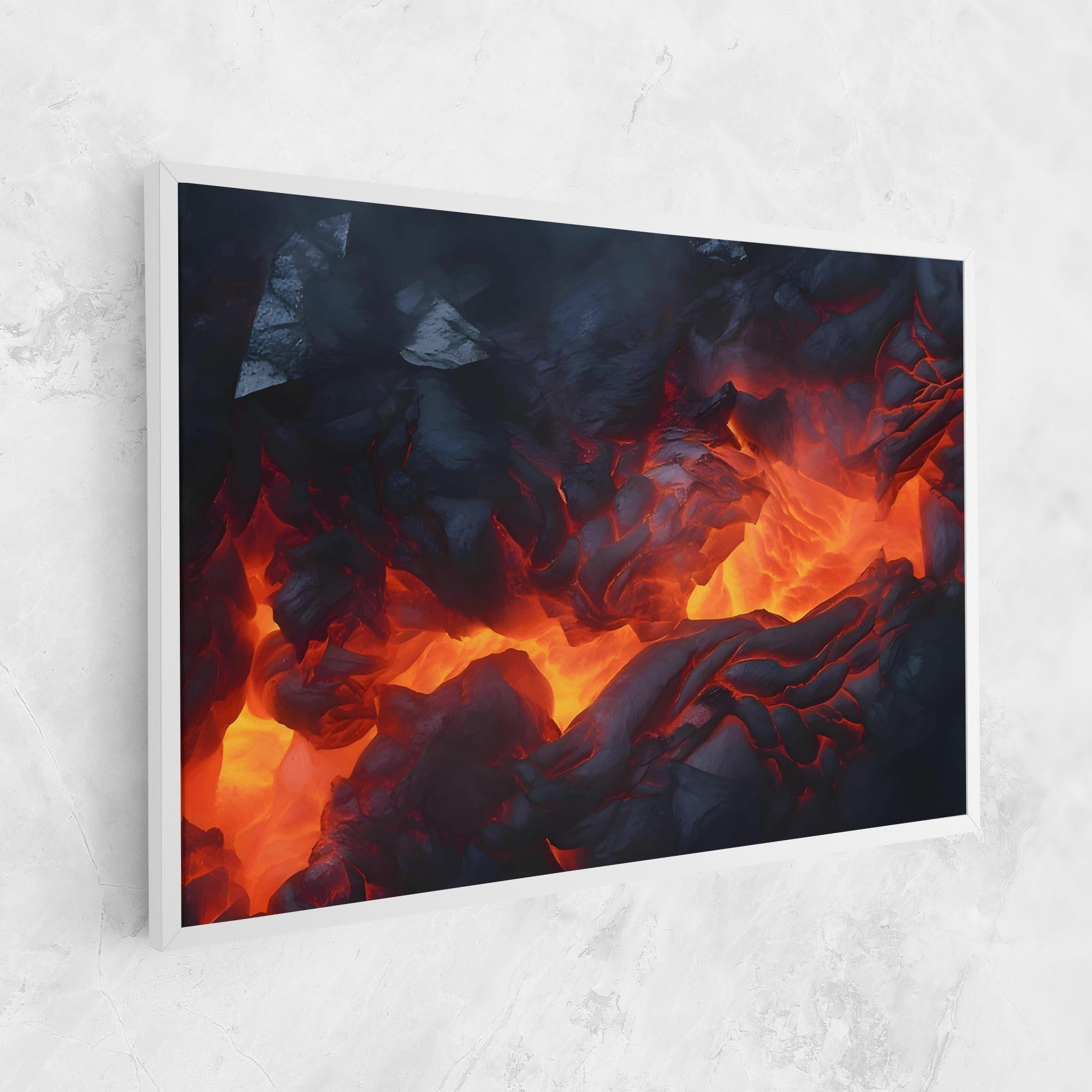 Vászonkép Lava Art mockup 1