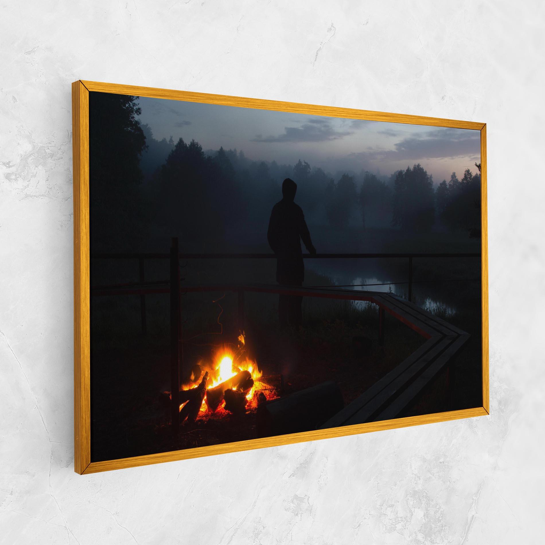 Vászonkép Beautiful Fire View mockup 1